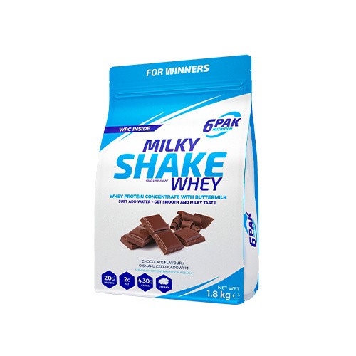 6PAK Milky Shake Whey - 2x 1800g