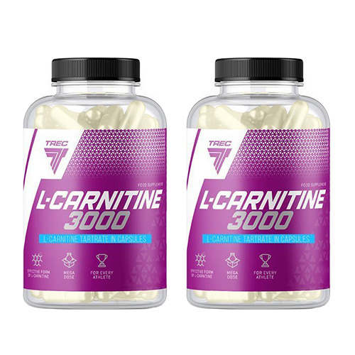TREC L-Carnitine 3000 - 60caps. - 2x L-Karnityna