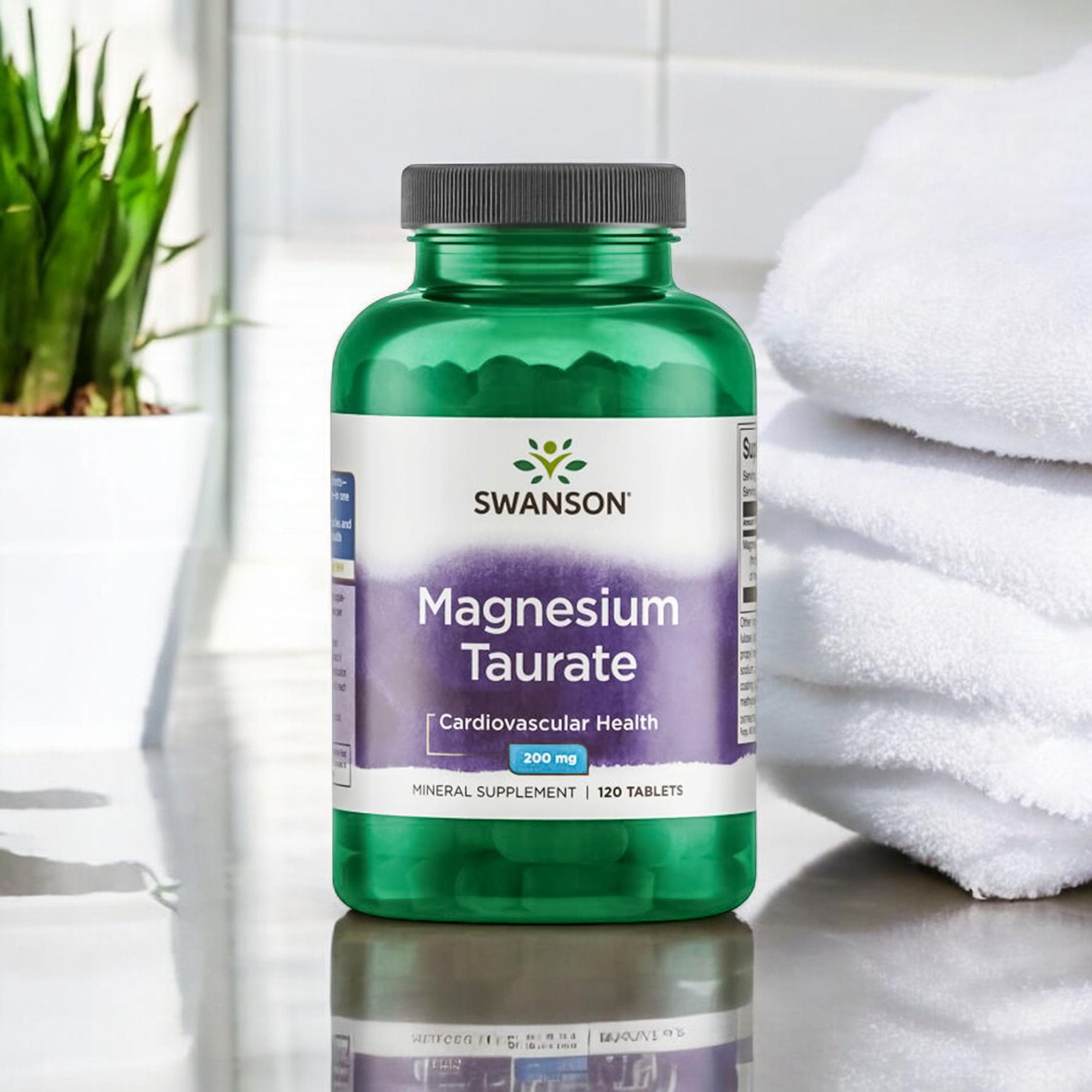 SWANSON Magnesium Taurate 100mg - 2x 120tabs