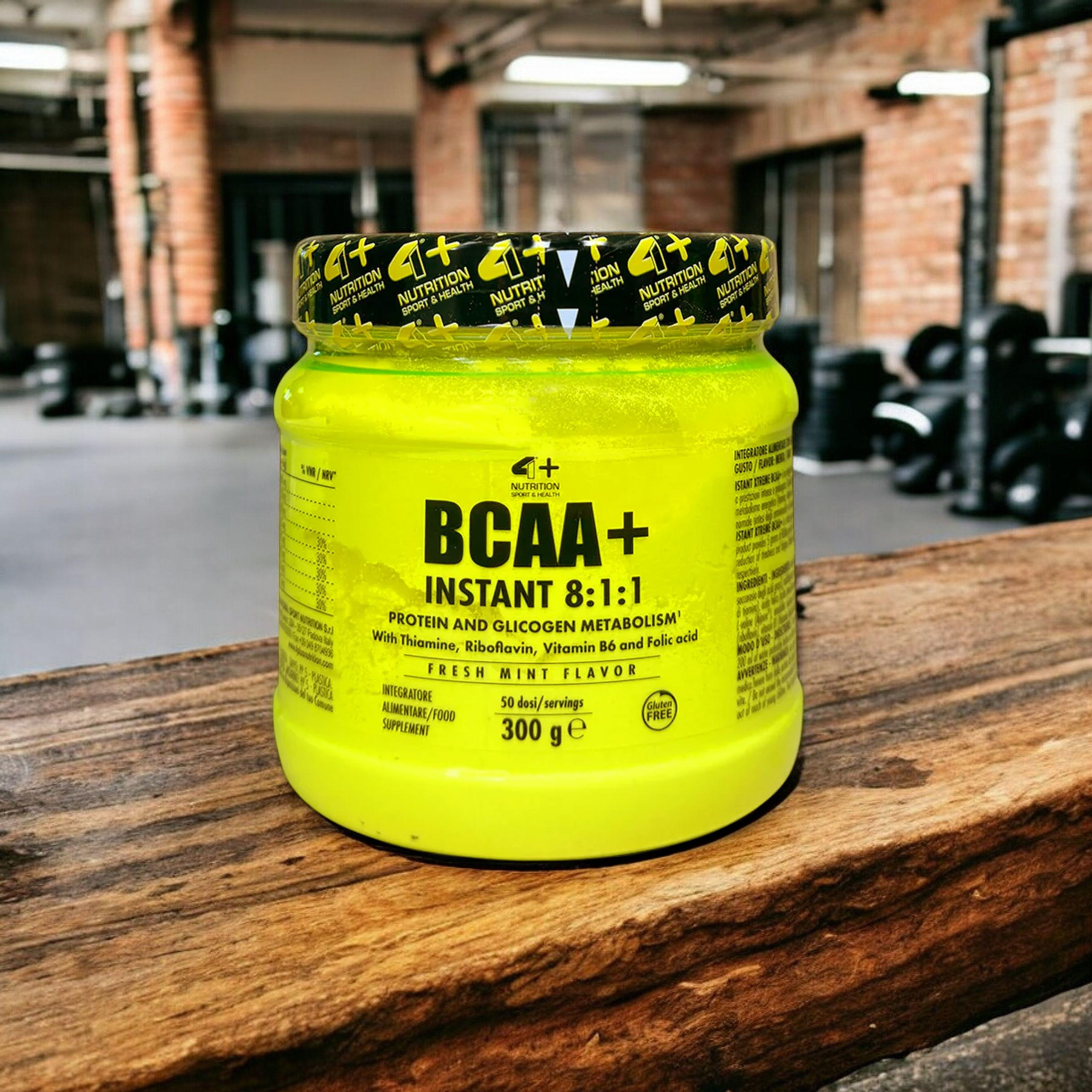 4+ NUTRITION - BCAA Instant Xtreme 8:1:1 - 2x 300g - Fresh Mint