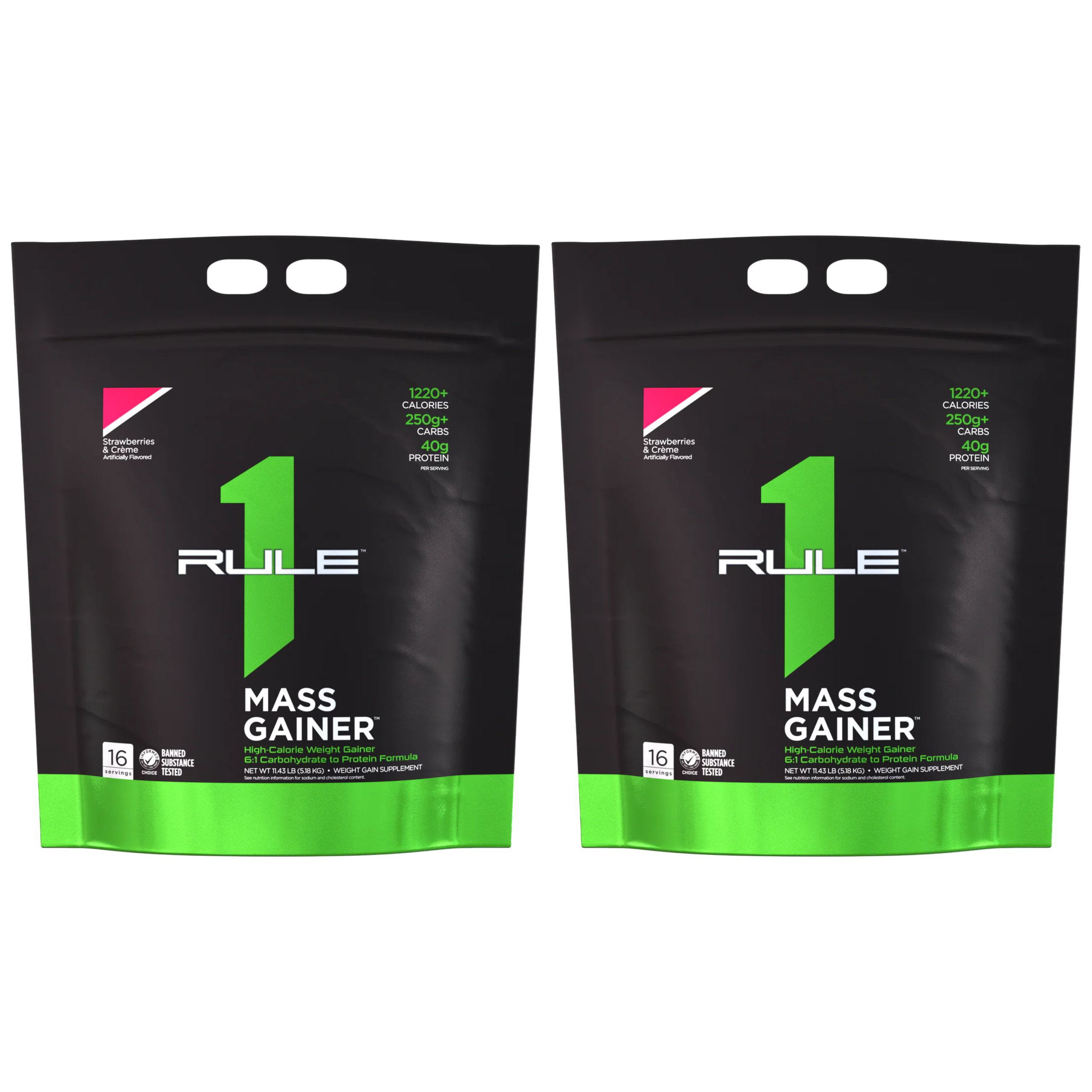 RULE1 - R1 Mass Gainer - 2x 5180g