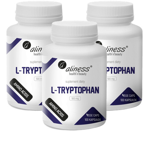 ALINESS - L-Tryptophan 500mg - 3x 100vcaps.