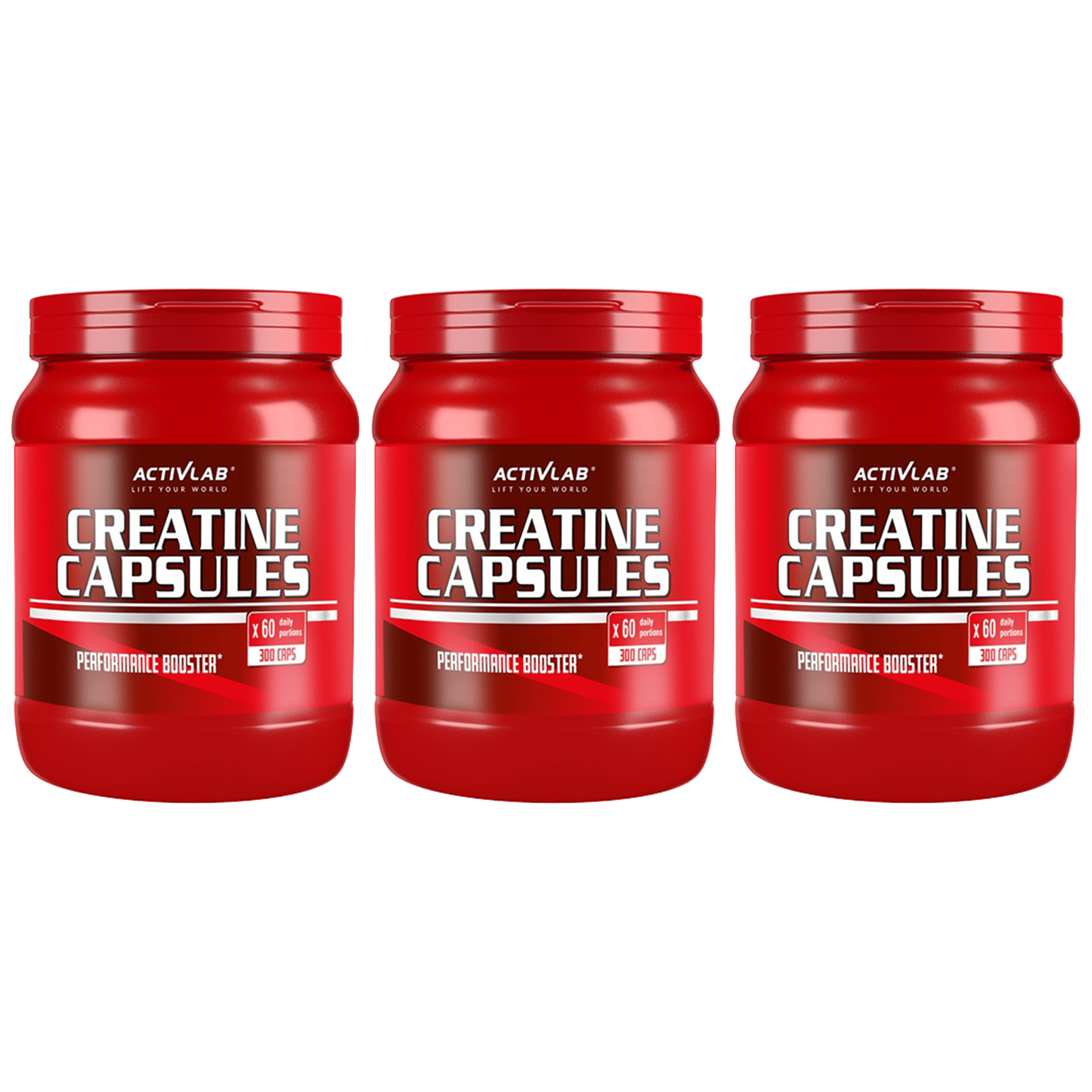ACTIVLAB Creatine Capsules - 3x 300caps