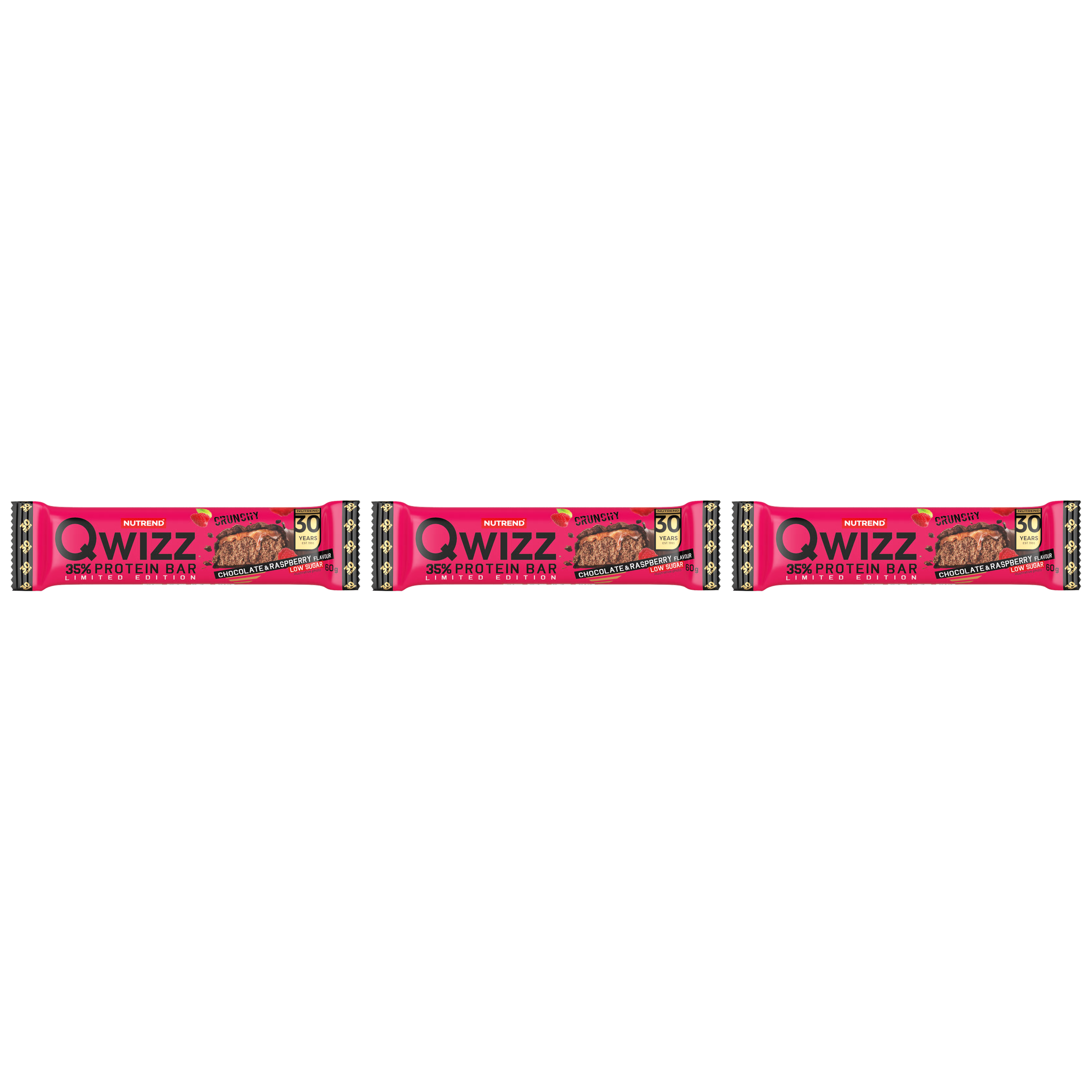 NUTREND Baton QWIZZ Protein Bar - 3x 60g