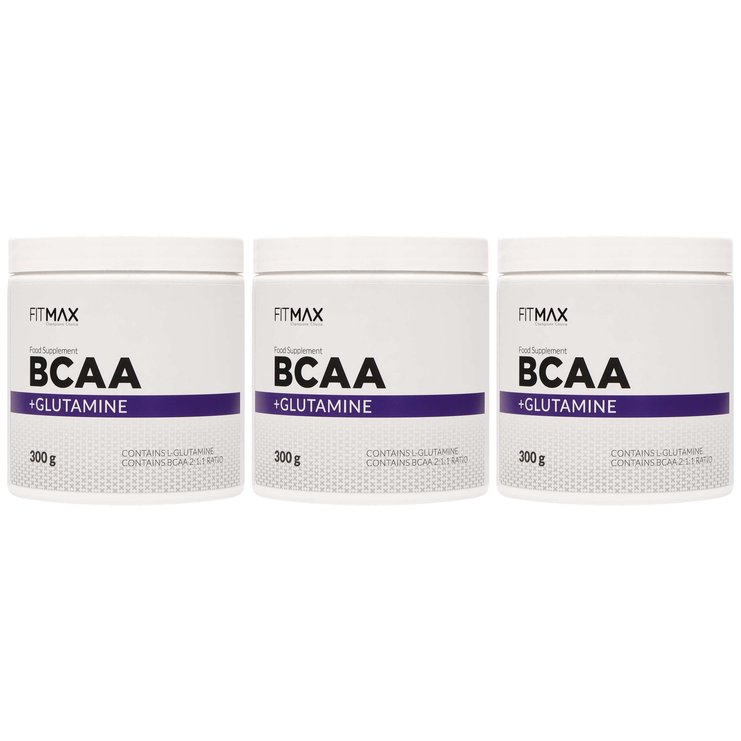 FITMAX Bcaa + Glutamine - 3x 300g