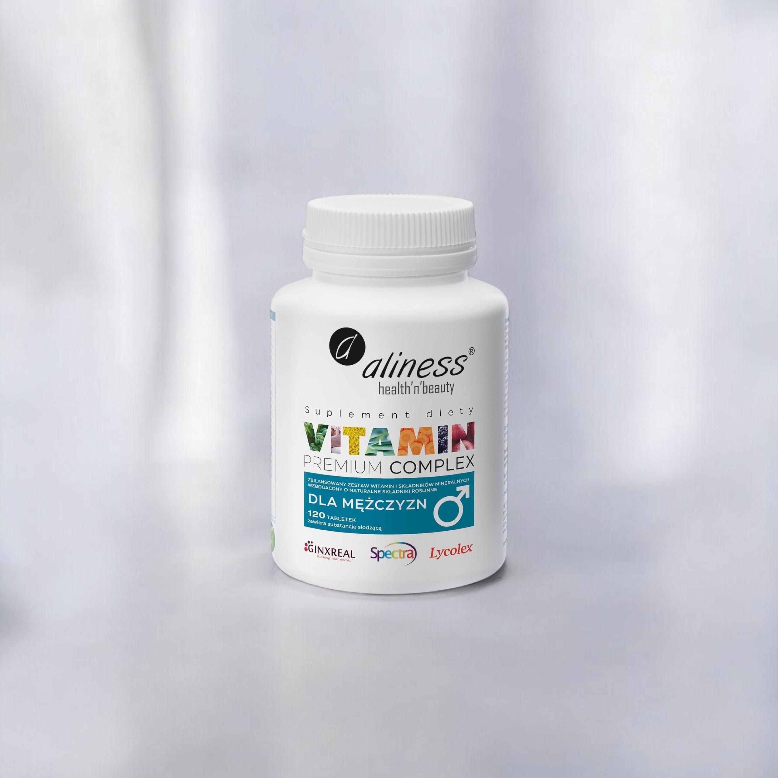 ALINESS - Vitamin Complex For Men - 2x 120tabs.