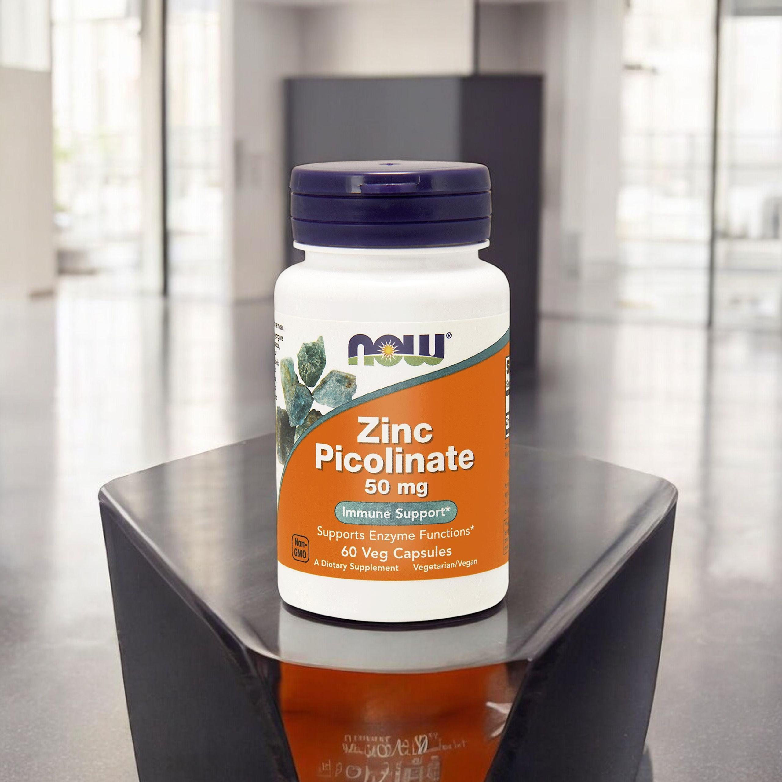 NOW - Zinc Picolinate 50mg - 30vegcaps.