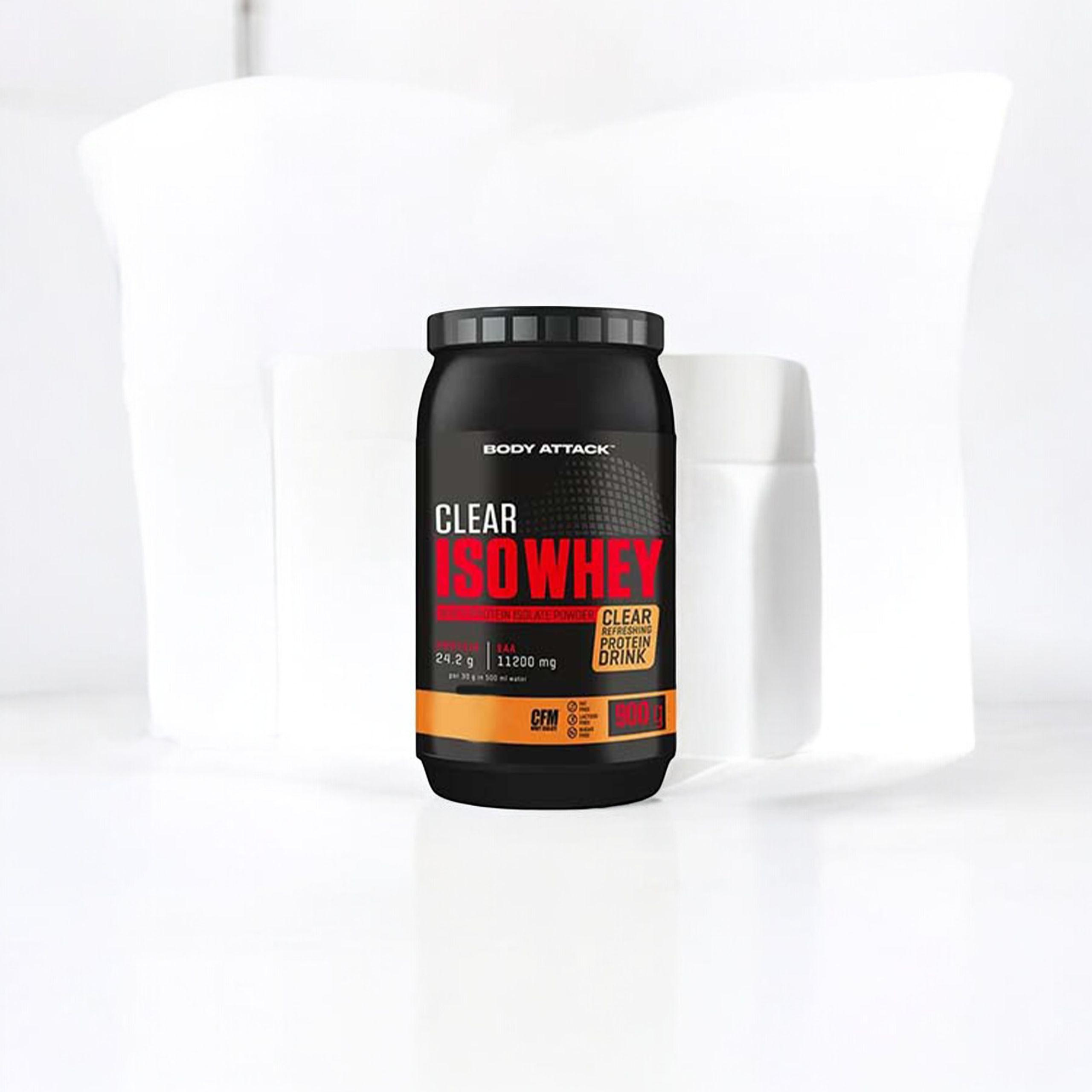 BODY ATTACK Clear Iso Whey - 3x 900g