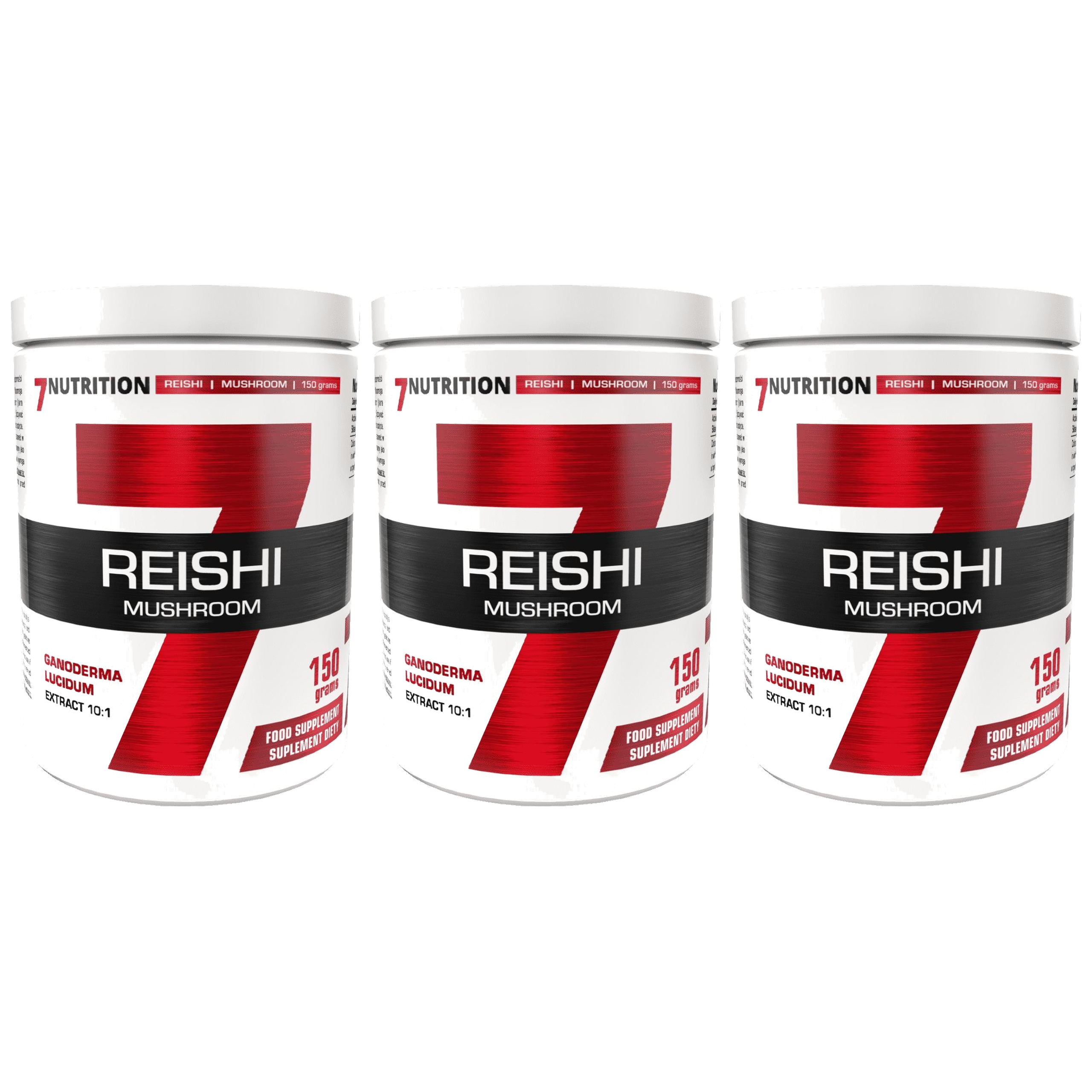 7 NUTRITION - Reishi Mushroom - 3x 150g