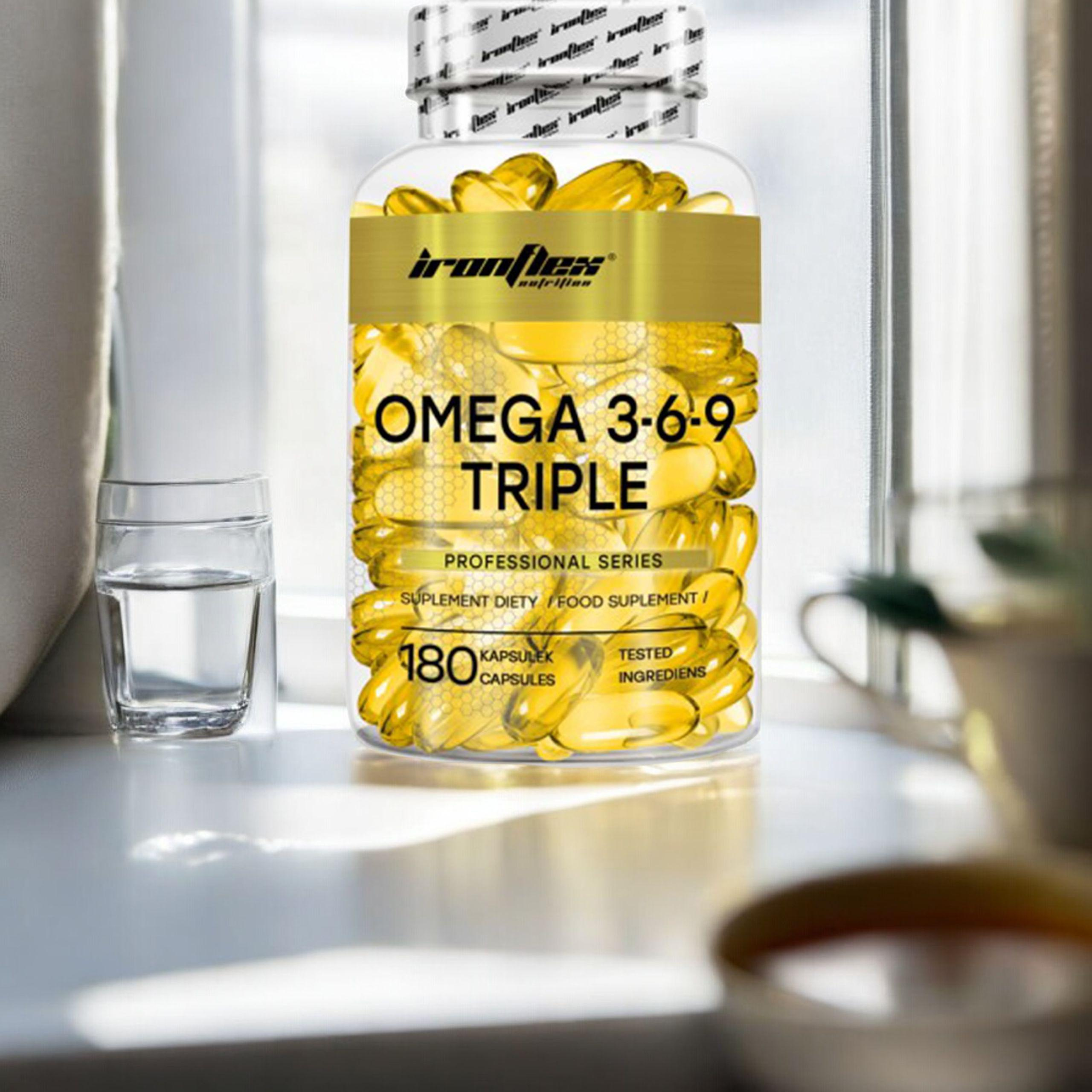 IronFlex Omega 3-6-9 Triple - 3x 180caps.