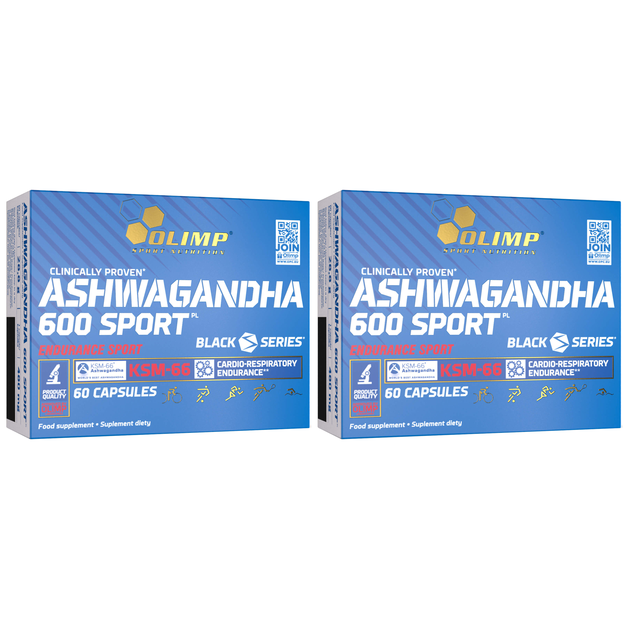 OLIMP Ashwagandha 600 Sport - 2x 60caps