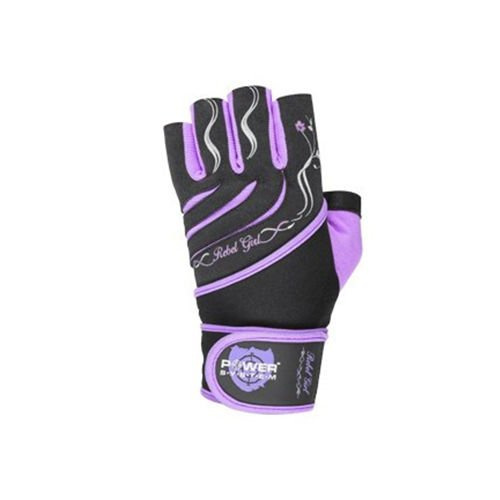 POWER SYSTEM Rękawice - Rebel Girl - 2x Black Purple