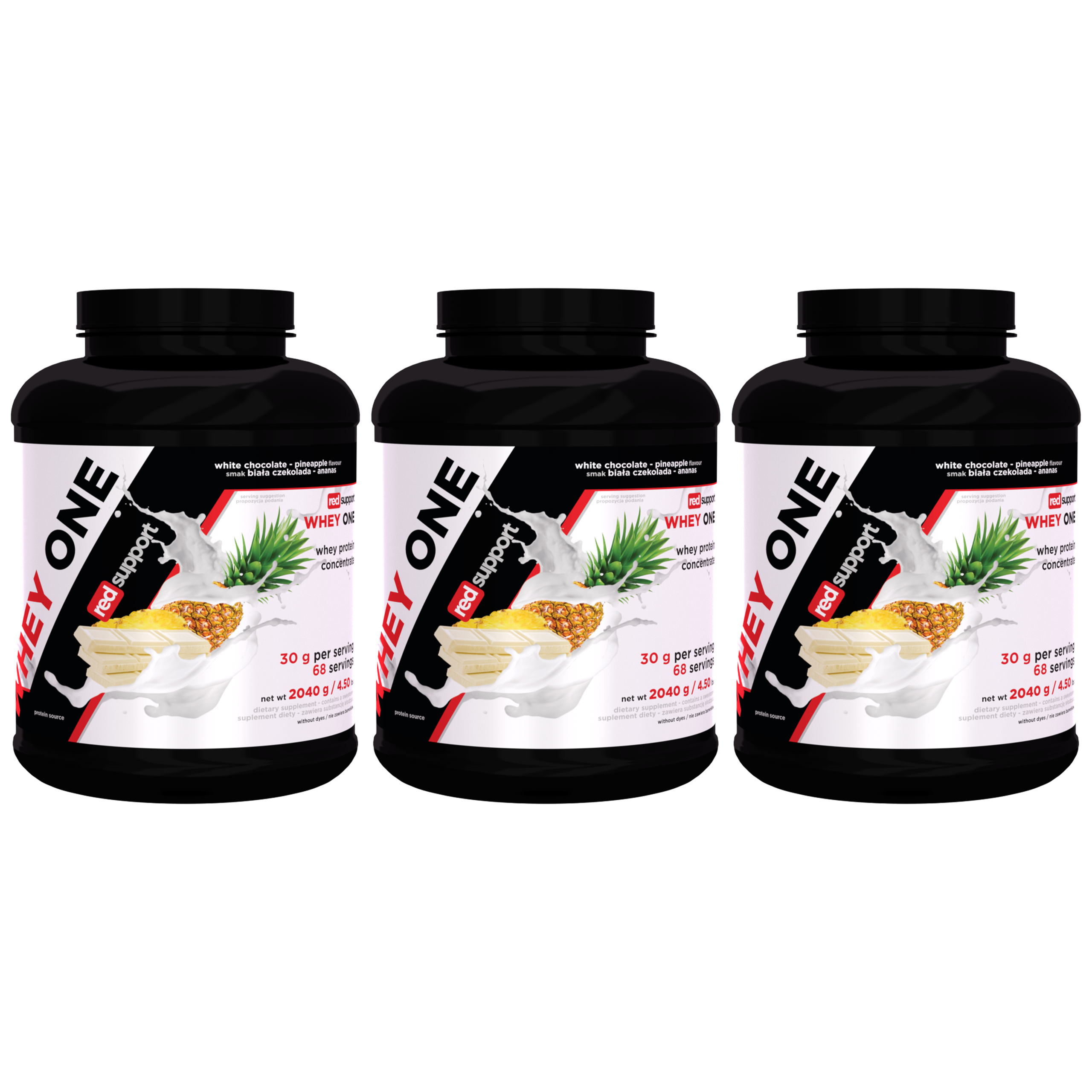RED SUPPORT Whey One - 3x 2040g
