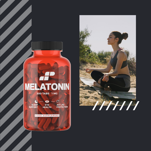 2x MP NUTRITION Melatonin 1mg - 300tabs - Melatonina