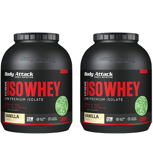 BODY ATTACK Extreme Iso Whey - 2x 1800g