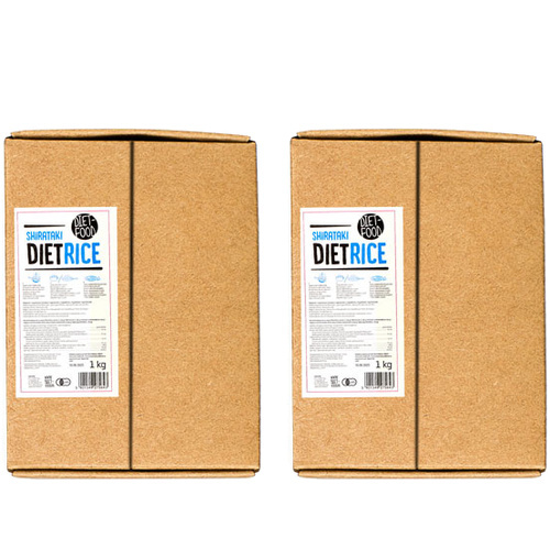 DIET FOOD Diet Rice Makaron Konjac - 2x 1000g
