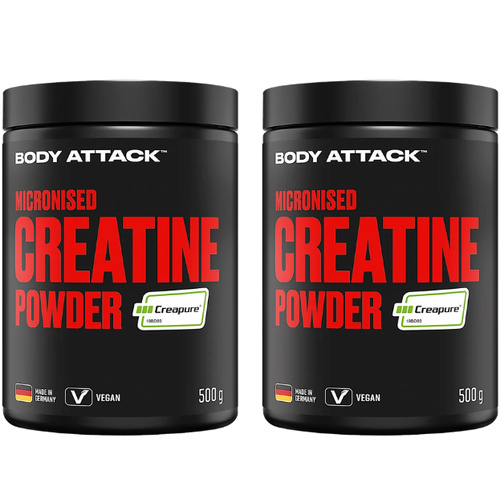 BODY ATTACK Muscle Creatine - 2x 500g