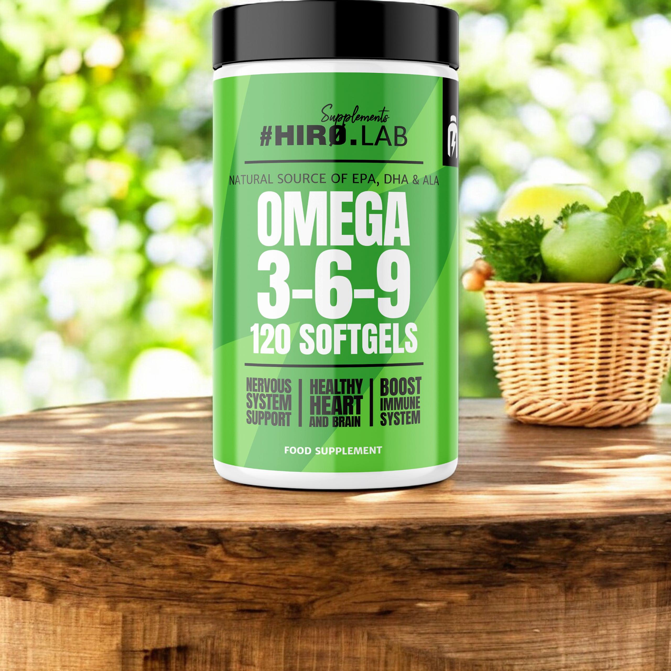HIRO.LAB Omega 3-6-9 - 120softgels