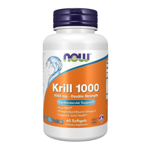 NOW - Krill Oil 1000mg - 2x 60softgels