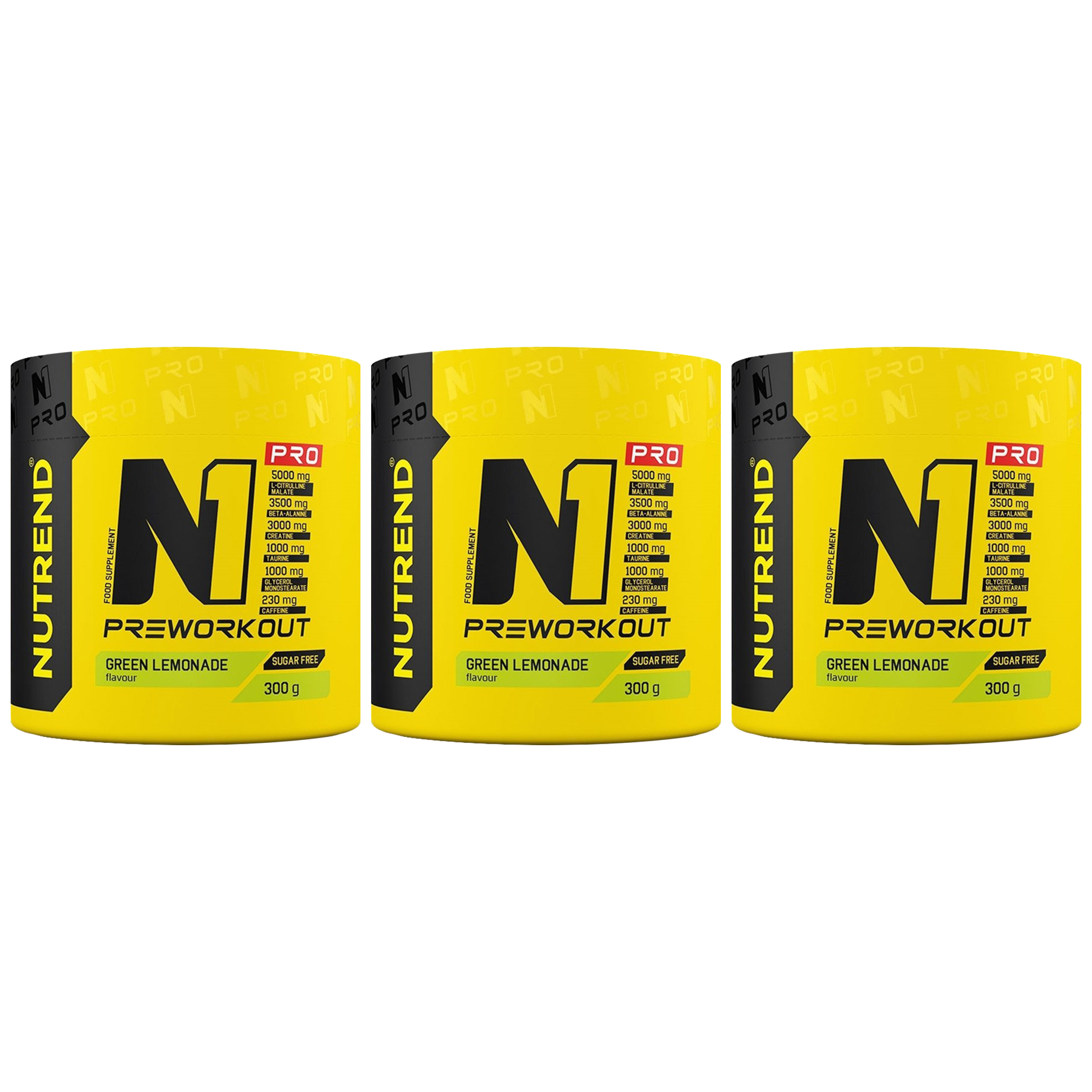 NUTREND N1 PRO PreWorkout - 3x 300g
