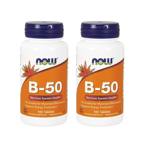 NOW Vitamin B-50 - 2x 100tabs