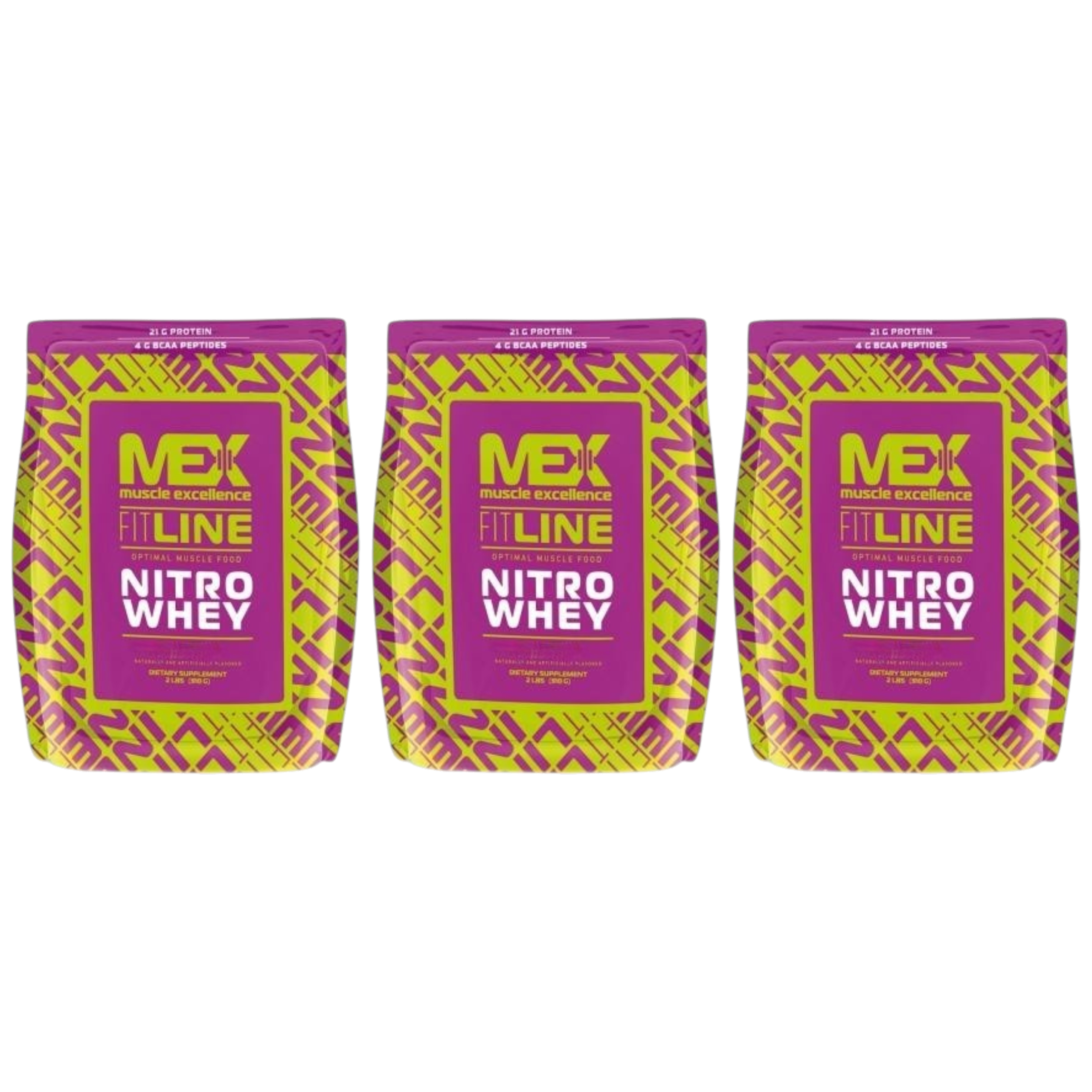 MEX NUTRITION - Nitro Whey - 3x 910g