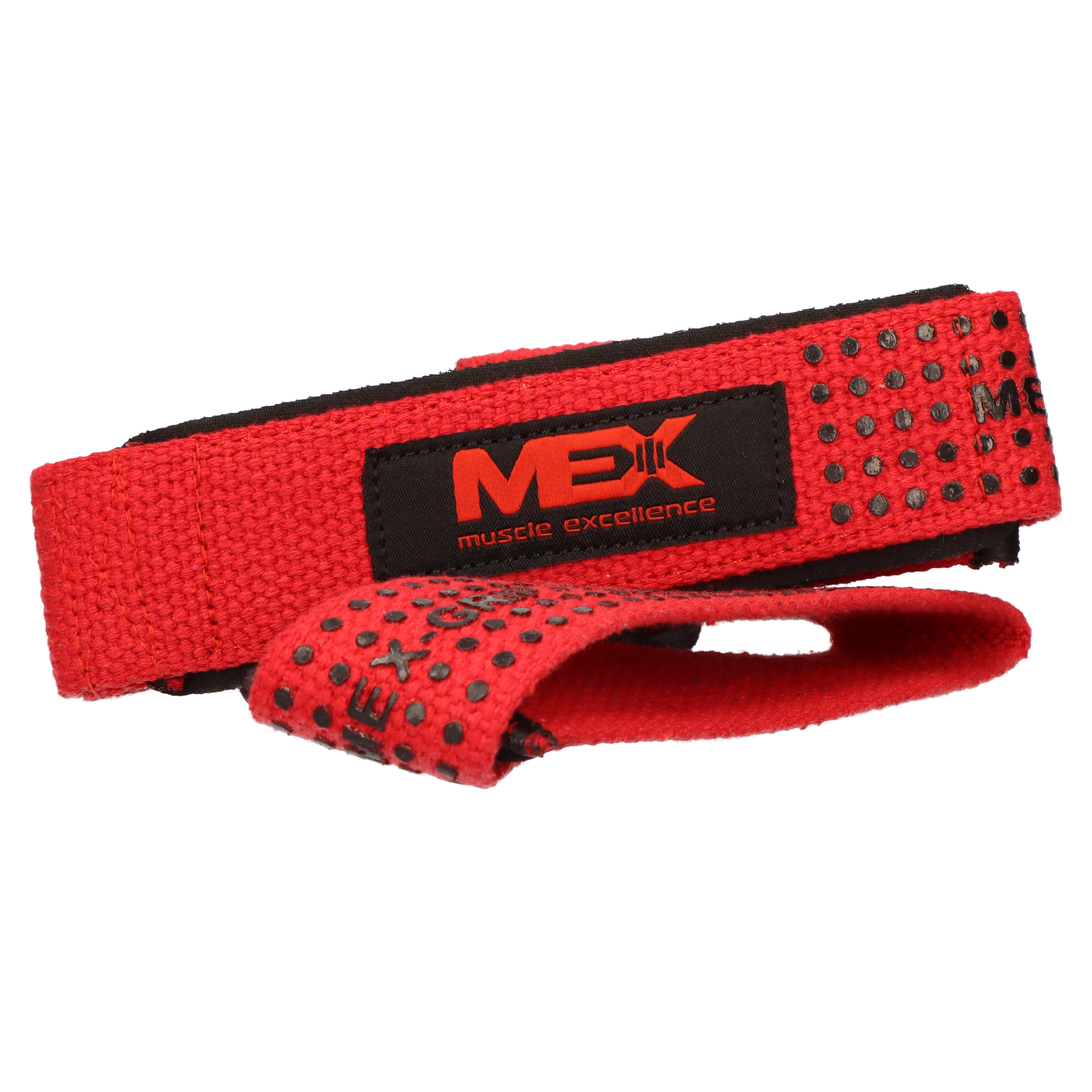 MEX NUTRITION - Lift Straps - Red - 56cm - WYPRZEDAŻ