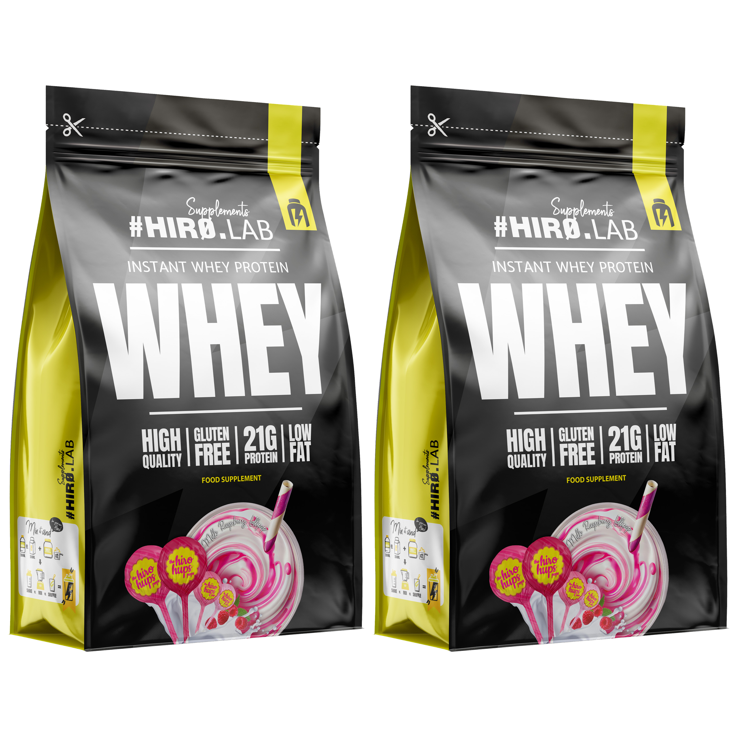 HIRO.LAB Instant Whey Protein - 2x 750g
