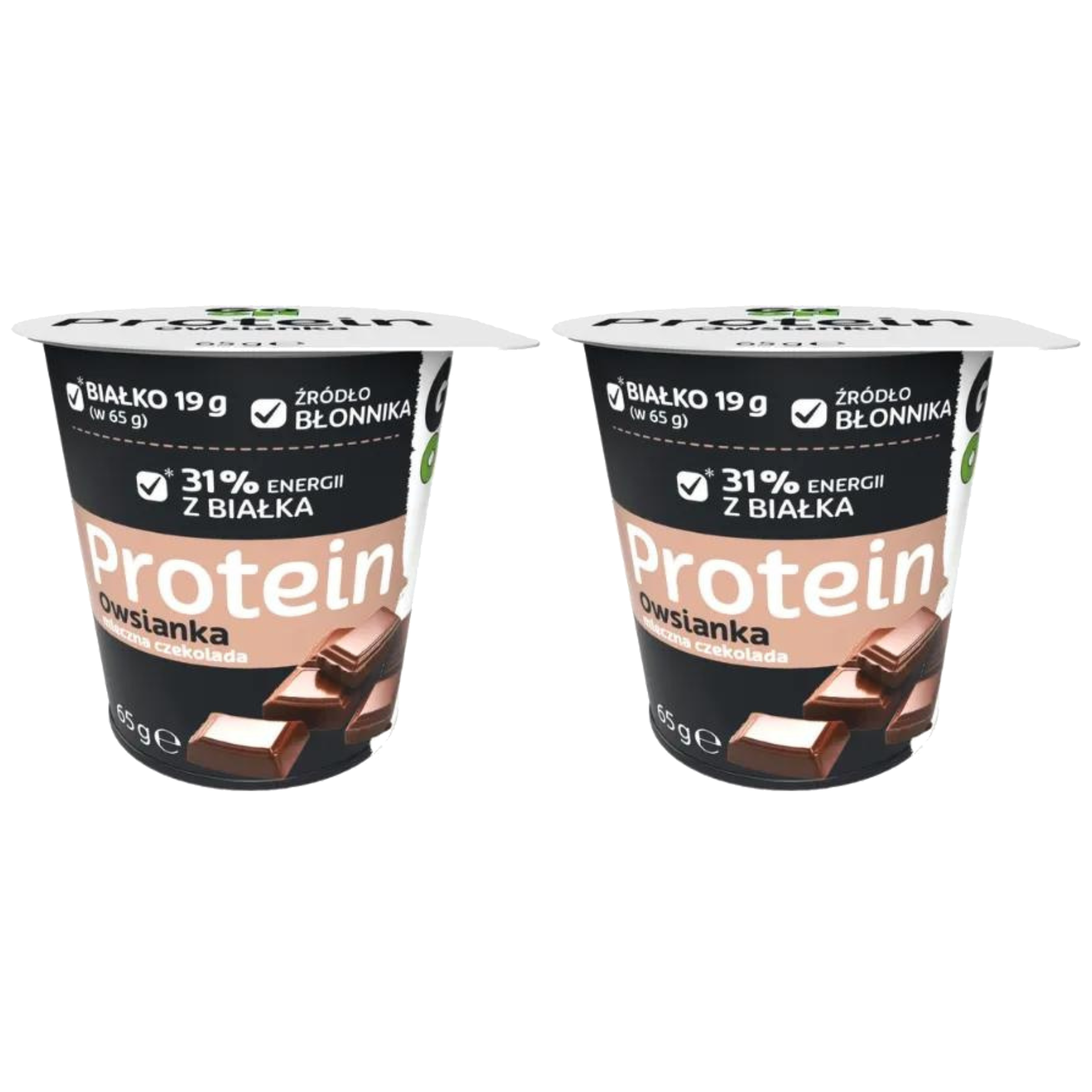 SANTE - Owsianka Proteinowa - 2x 65g - Milk Chocolate