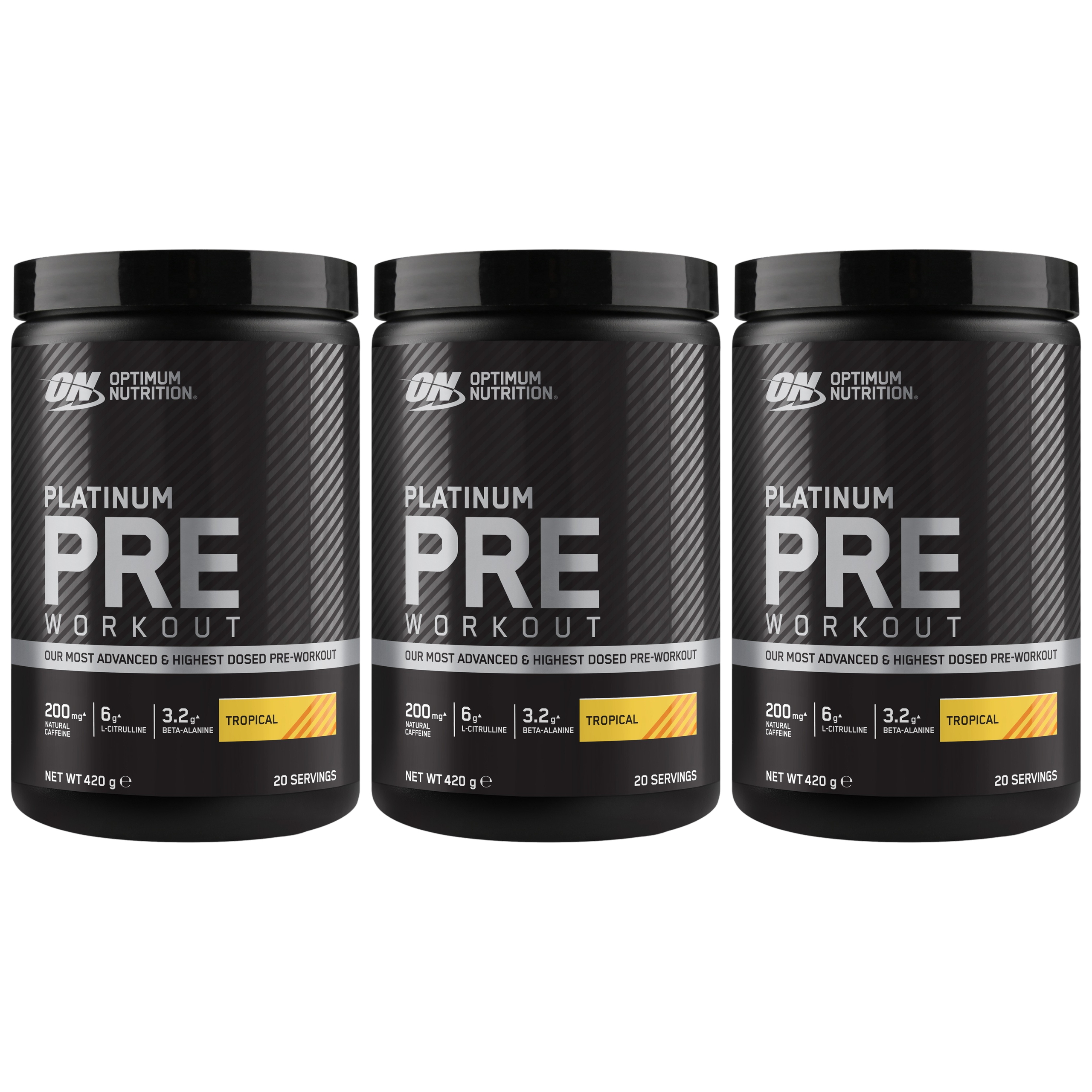 OPTIMUM NUTRITION Platinum Pre Workout - 3x 420g