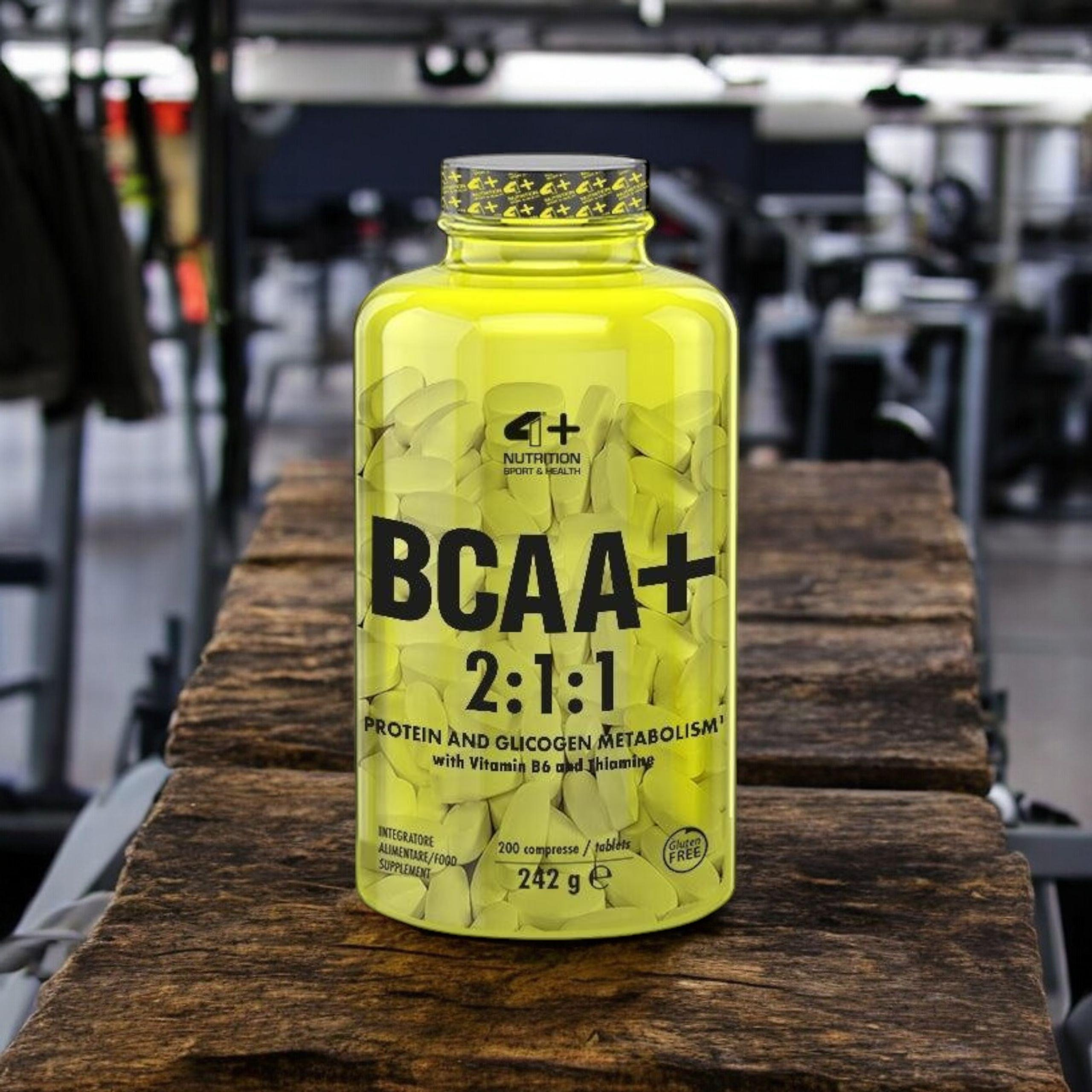 4+ NUTRITION - BCAA 2:1:1 - 3x 242g - Unflavored