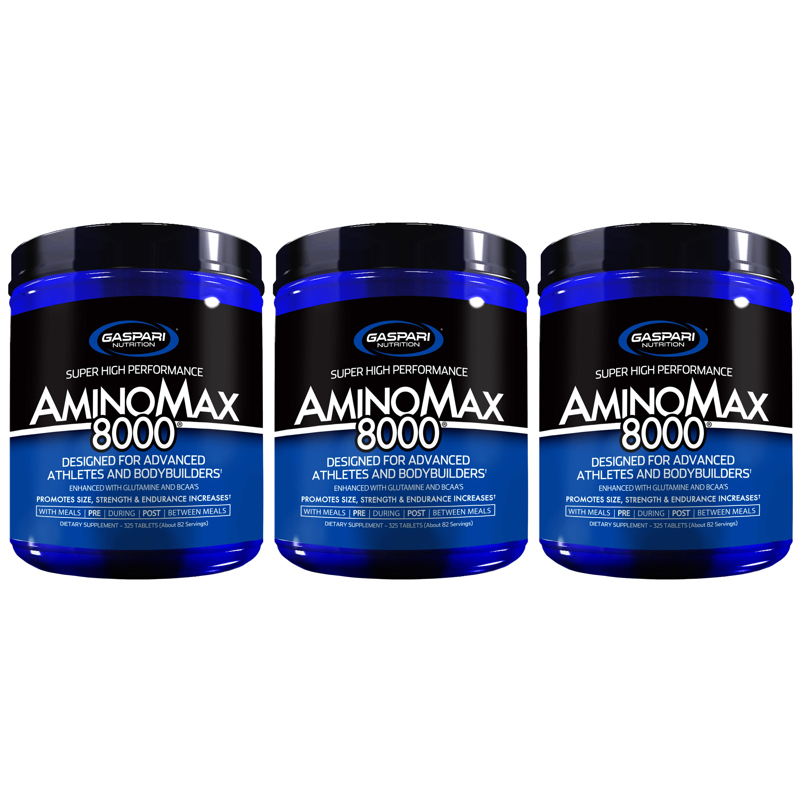 GASPARI NUTRITION Amino Max 8000 - 3x 325tabs