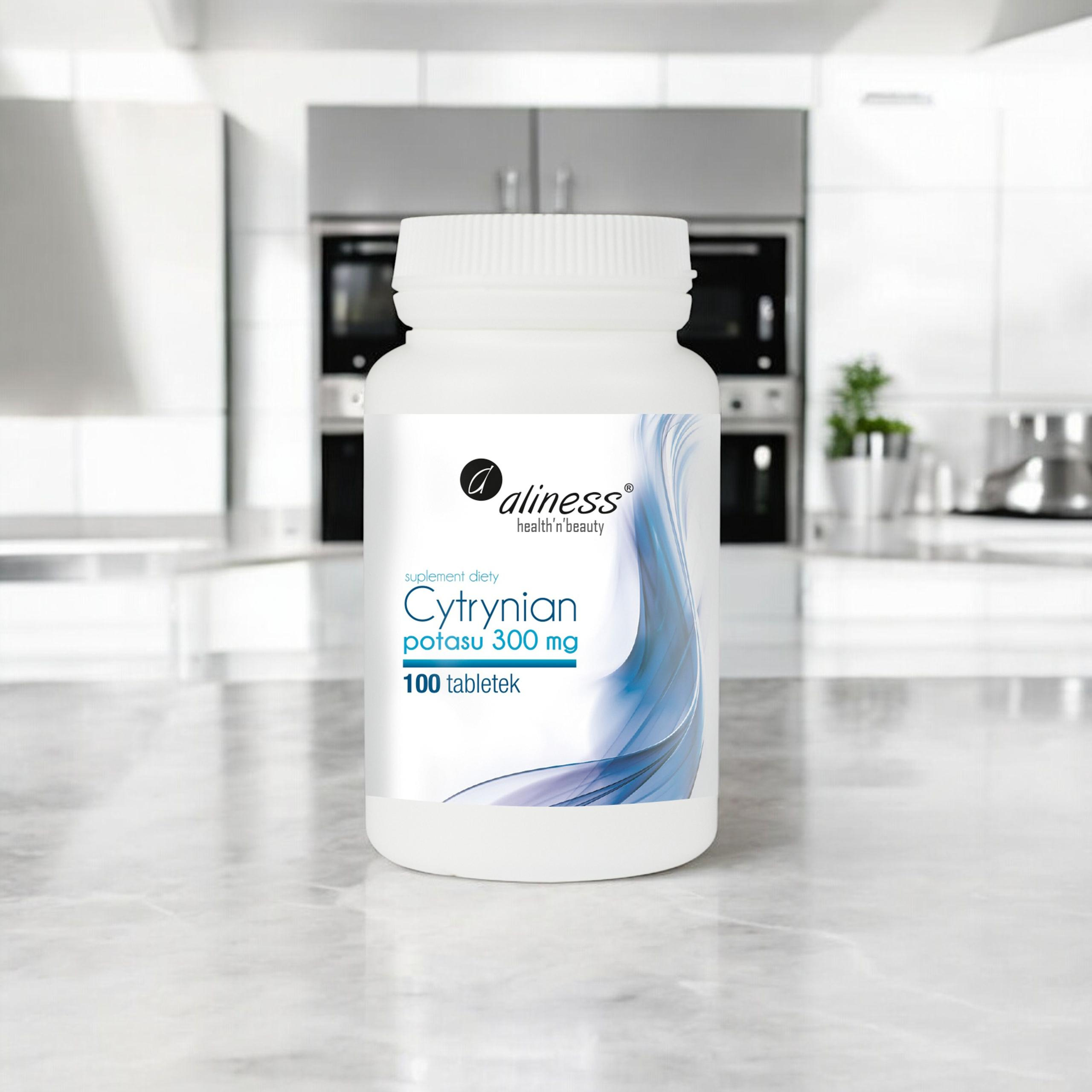 ALINESS - Cytrynian Potasu 300mg - 100vtabs.