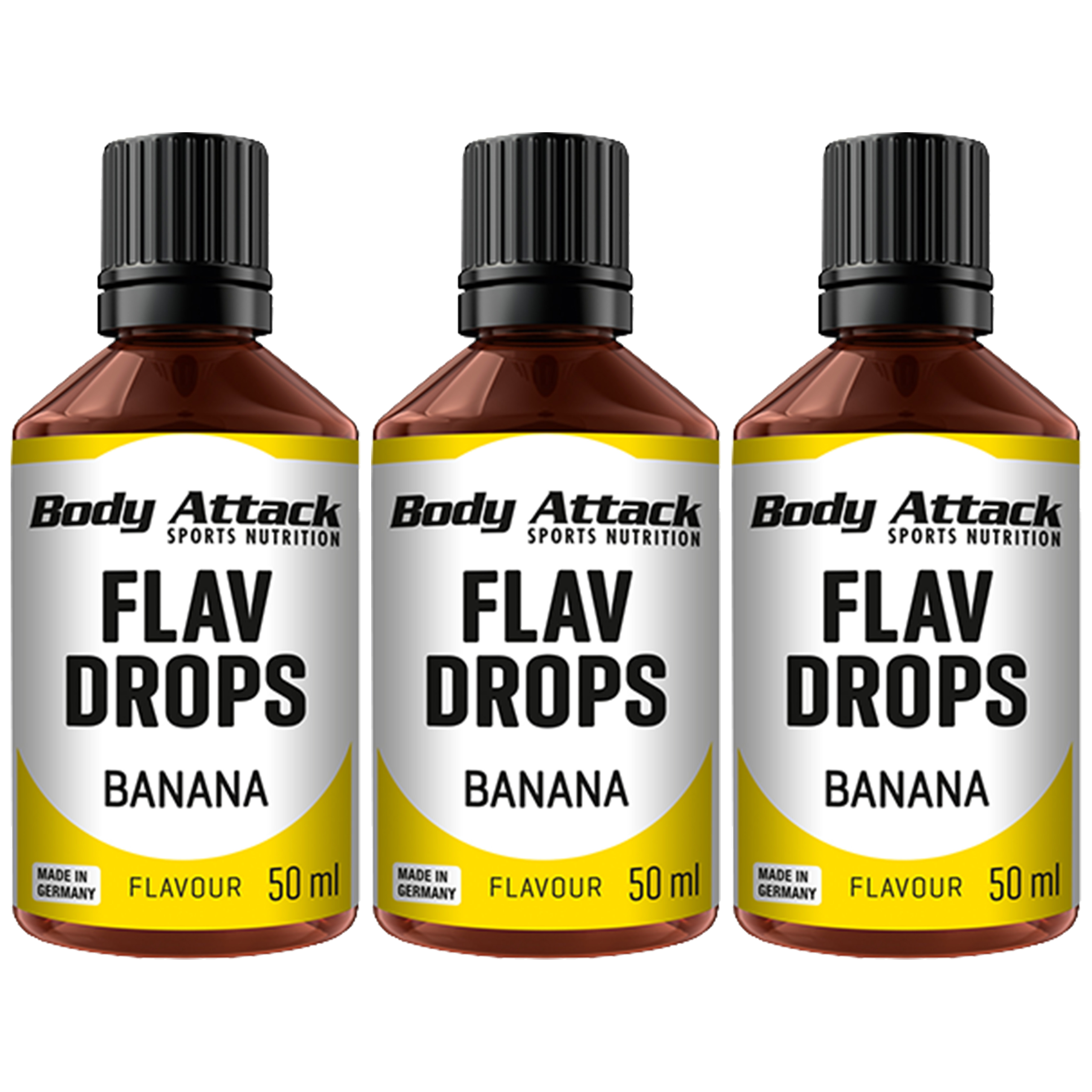 BODY ATTACK Flav Drops - 3x 50ml