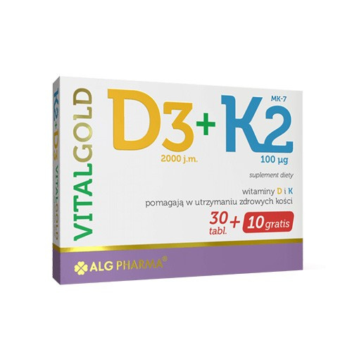 ALG PHARMA D3 + K2 VitalGold - 40tabs