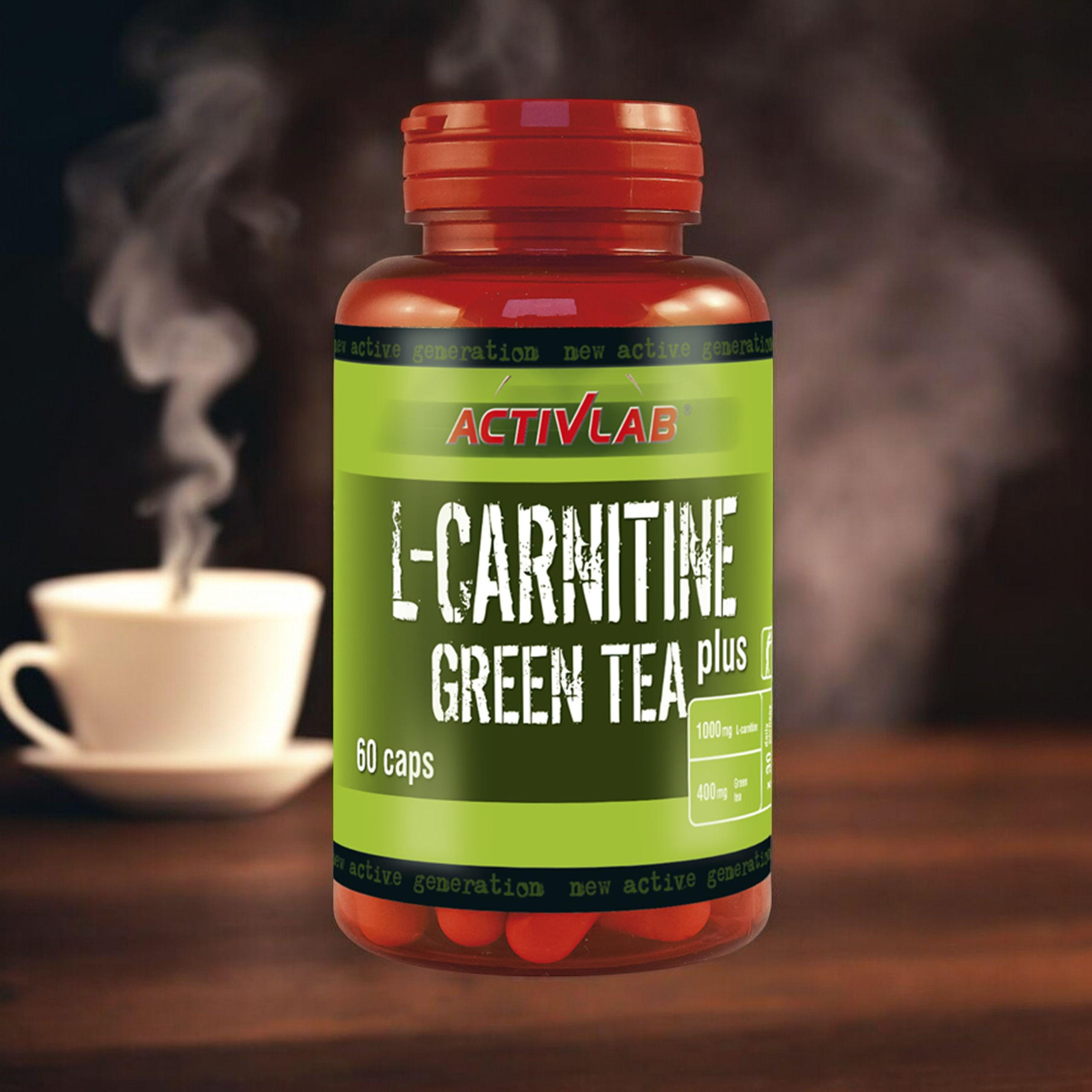 ACTIVLAB L-Carnitine + Green Tea - 2x 60caps