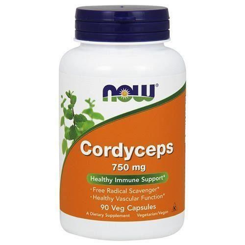 NOW Cordyceps 750mg - 2x 90vegcaps