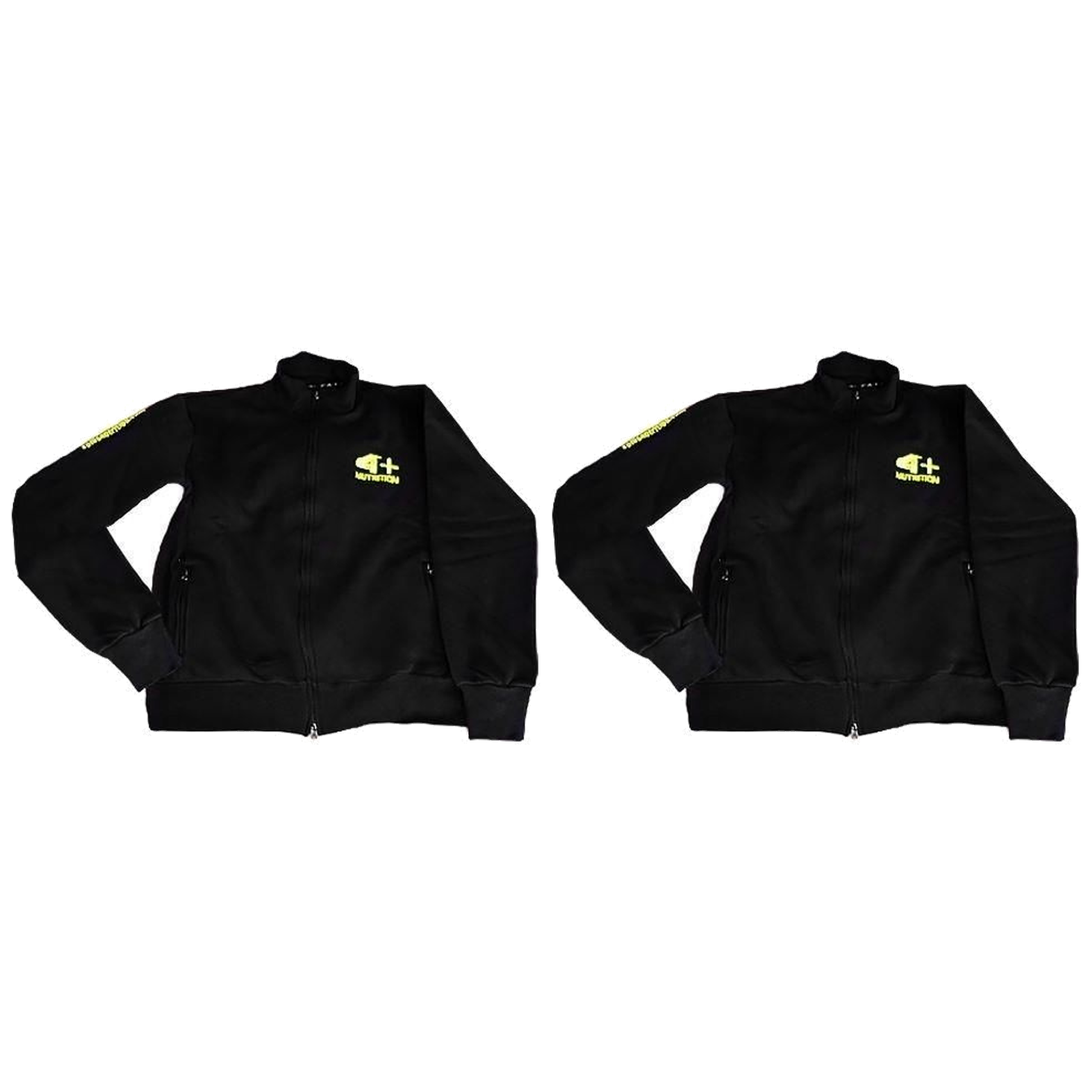 4+ NUTRITION Bluza - Black - 2x Yellow