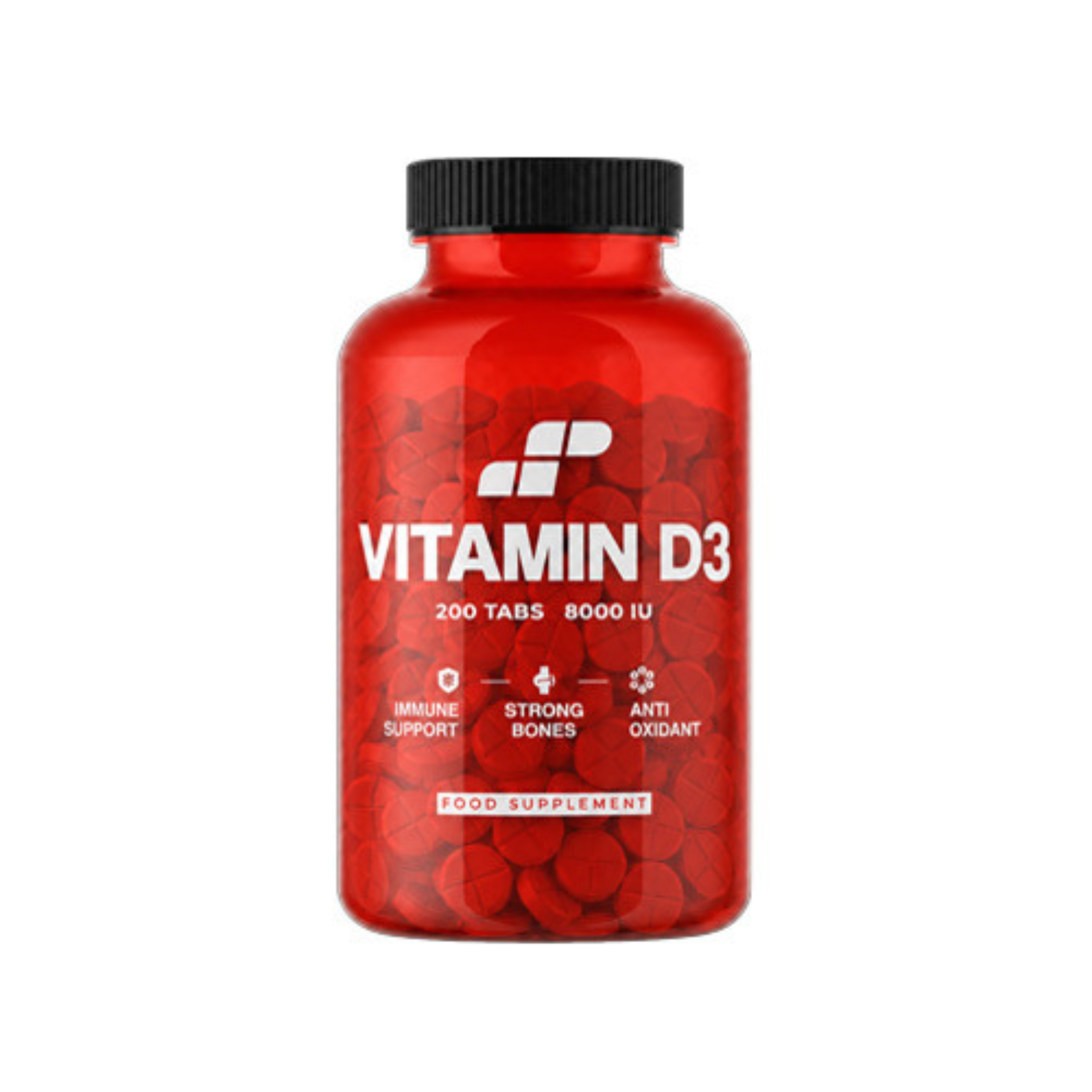3x MP NUTRITION Vitamin D3 8000IU - 200tabs