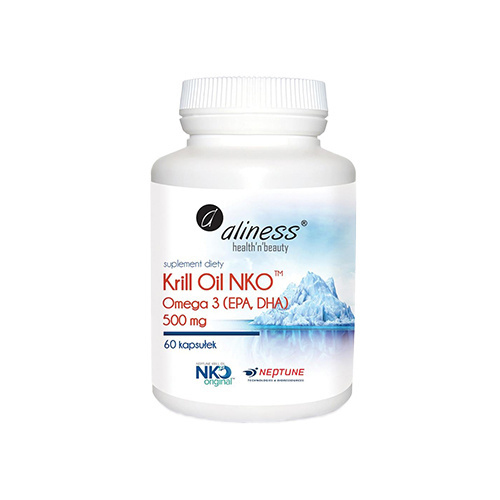 ALINESS - Krill Oil NKO 500mg - 60caps. x2