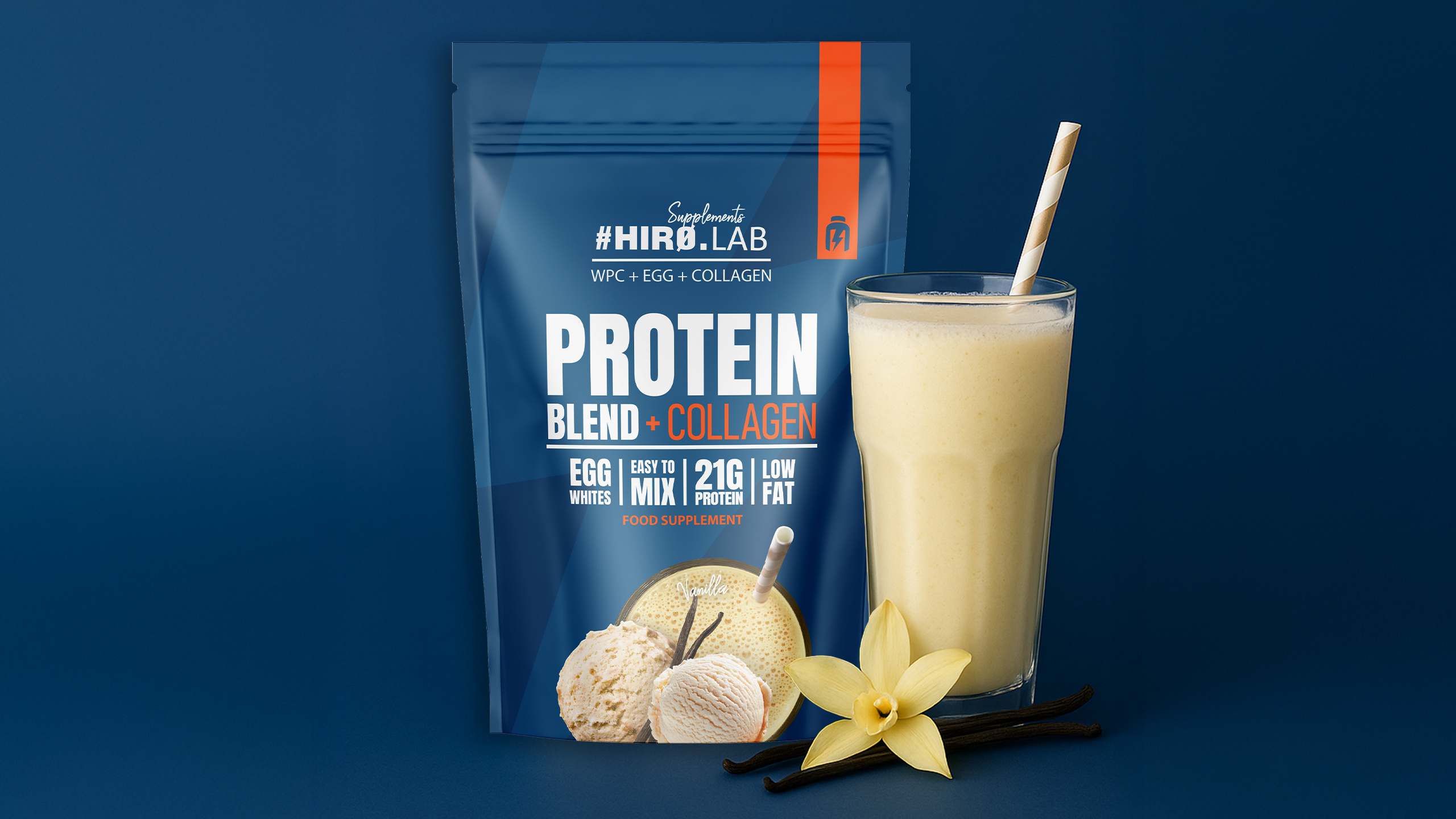 HIRO.LAB - Protein Blend + Collagen 3x 750g