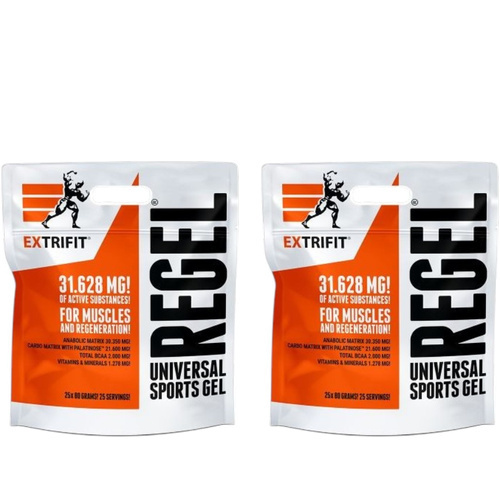 EXTRIFIT - Regel Gel - 25x 2x 80g - Lemon/Orange