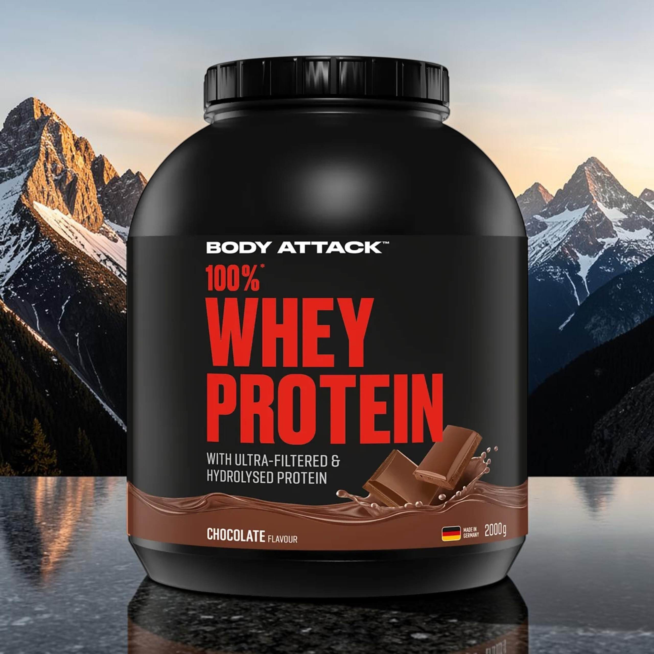 BODY ATTACK - 100% Whey Protein - 2000g