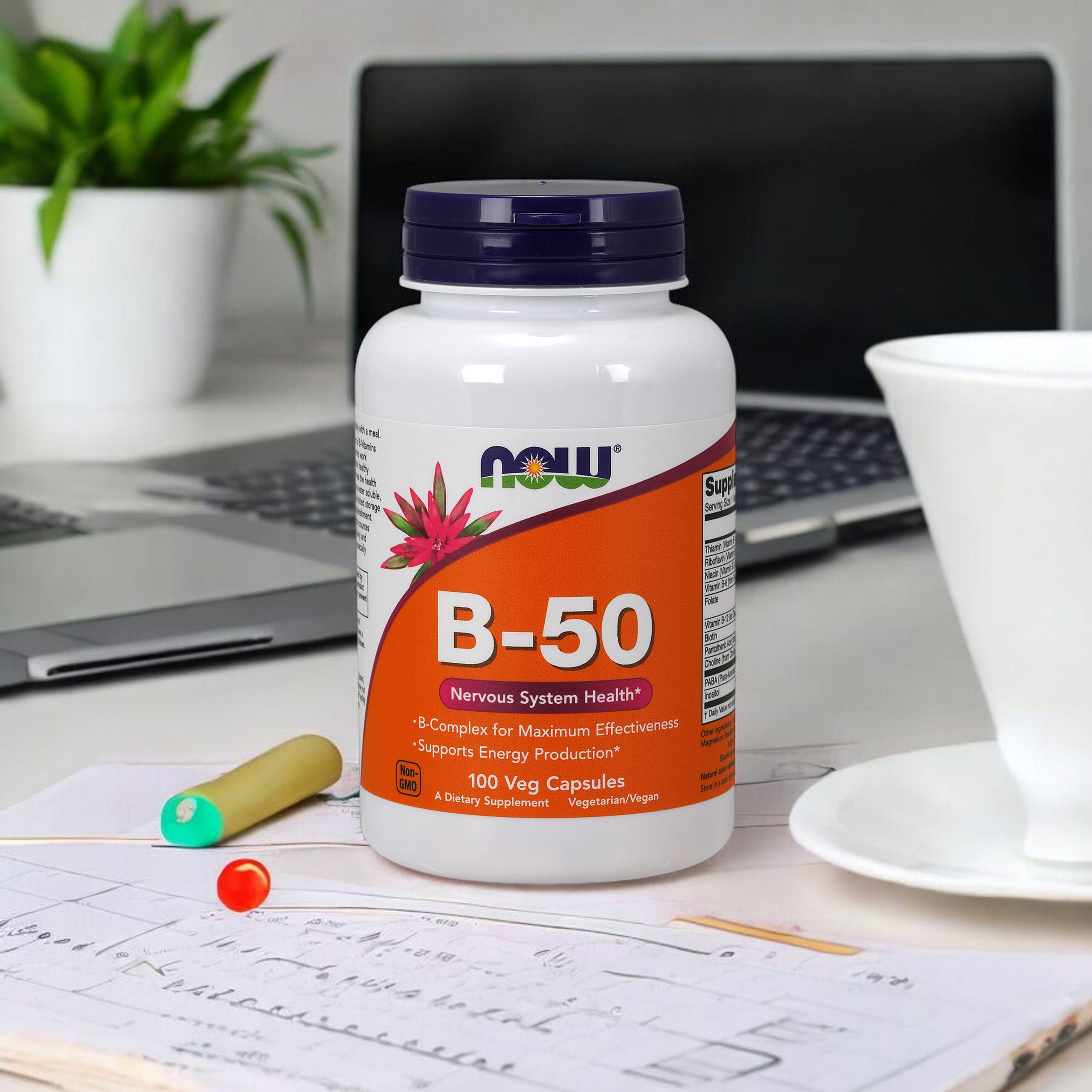 NOW Vitamin B-50 - 100vcaps