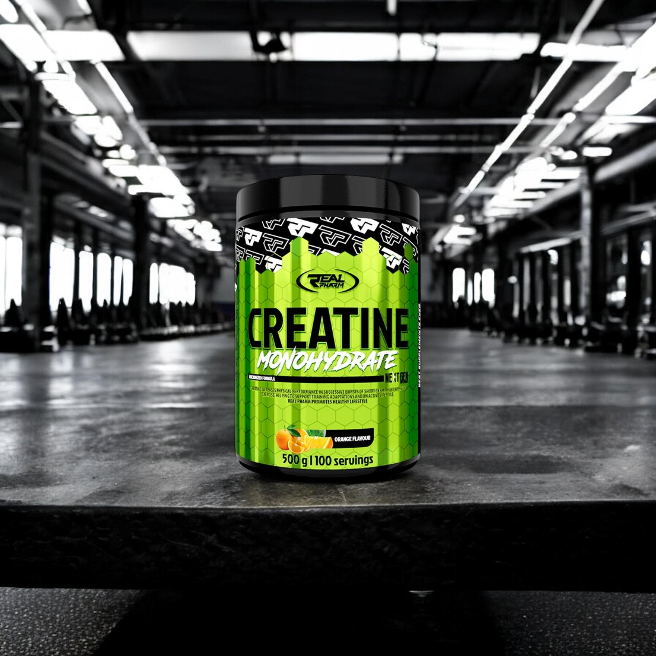 REAL PHARM Creatine Monohydrate - 3x 500g