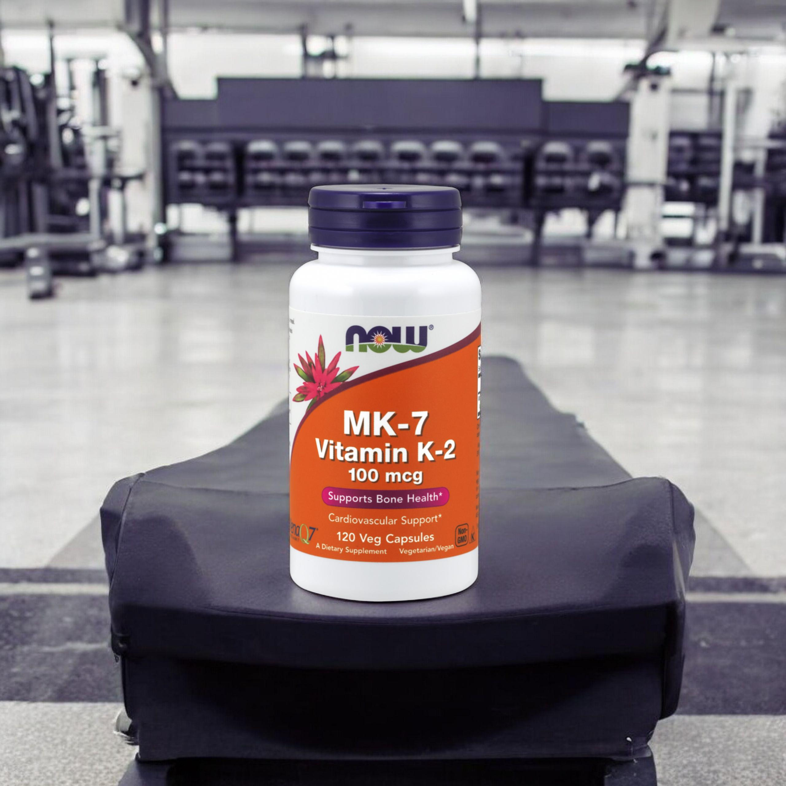 NOW Vitamin K-2 MK7 100mcg - 3x 120vcaps