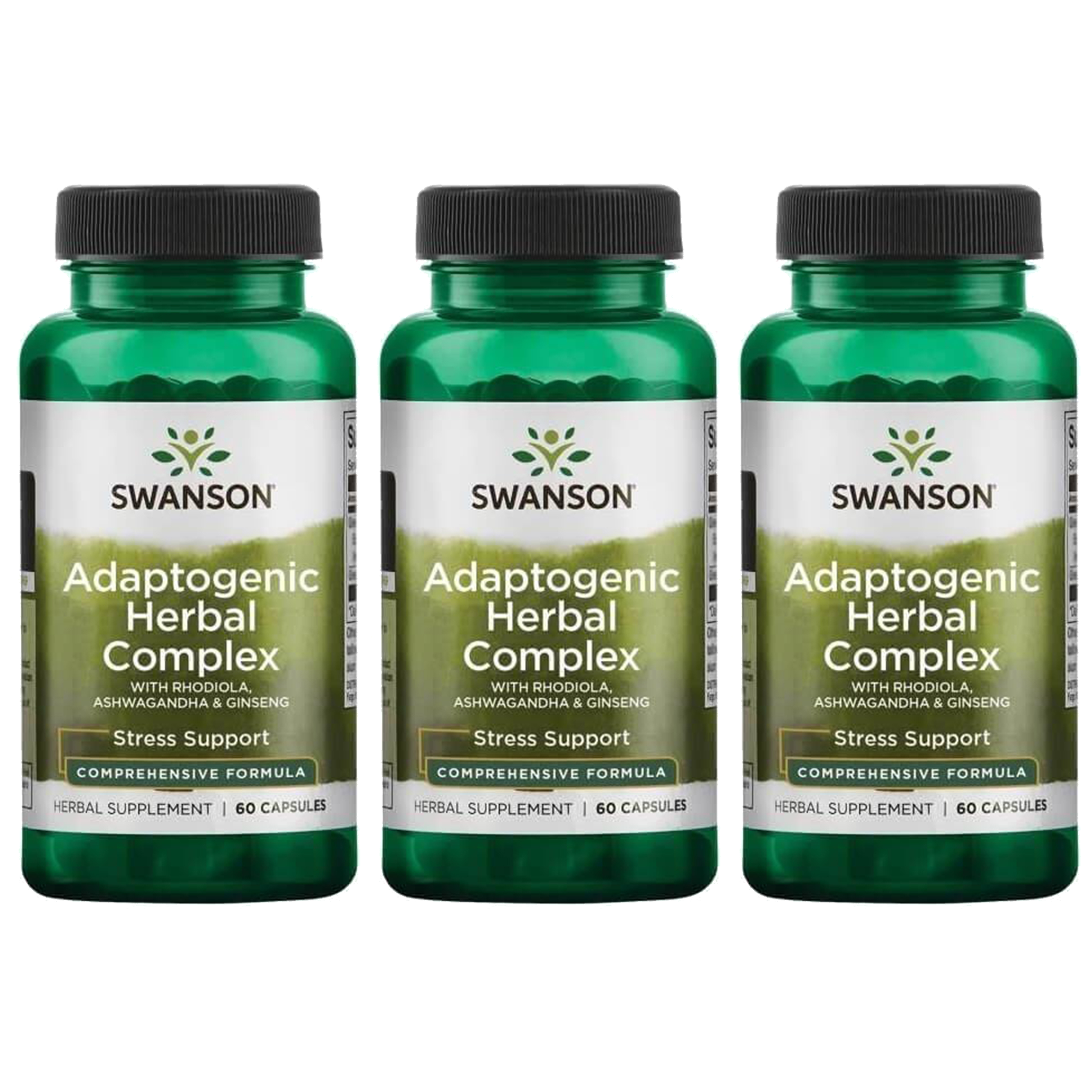 SWANSON Adaptogenic Herbal Complex - 3x 60caps