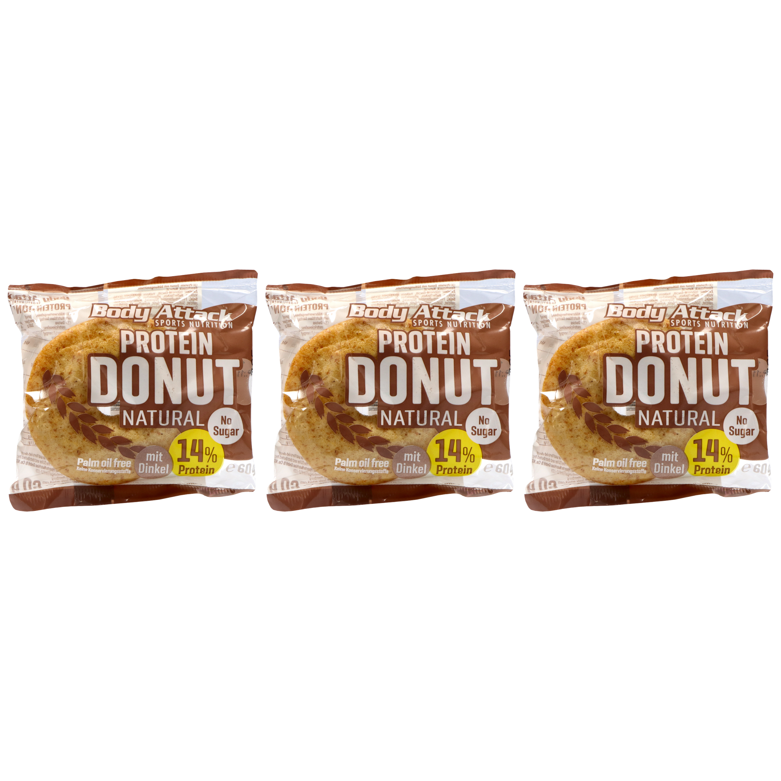 BODY ATTACK Protein Donut - 3x 60g
