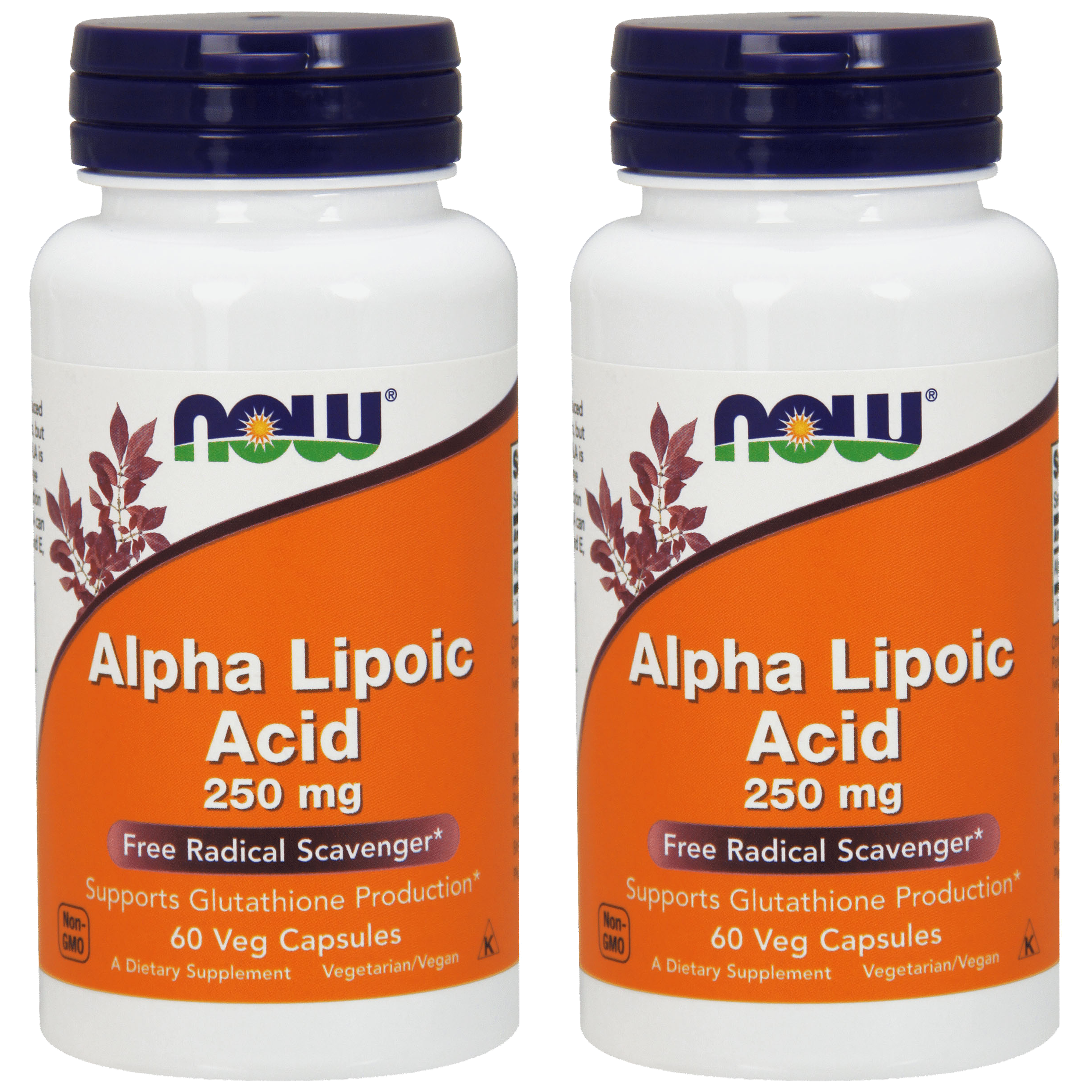 NOW Alpha Lipoic Acid 250mg - 2x 60vegcaps
