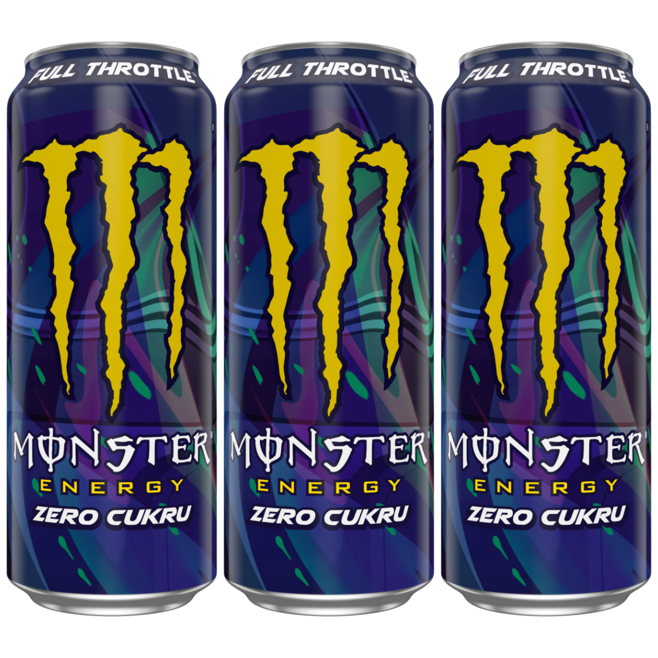 MONSTER Monster Energy Full Throttle - 3x 500ml